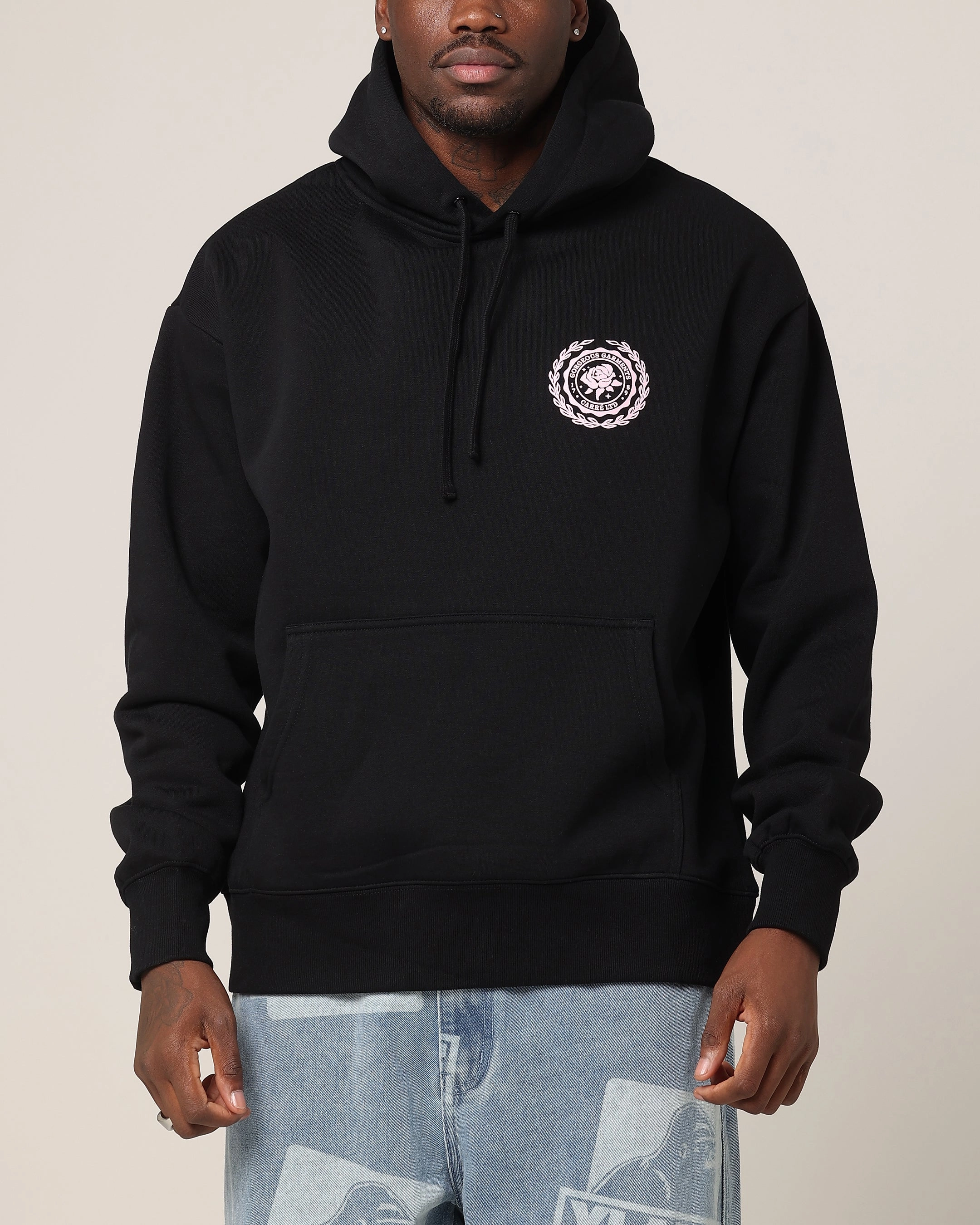 Carre Gorgeous Hoodie Black Waterproof Zippers