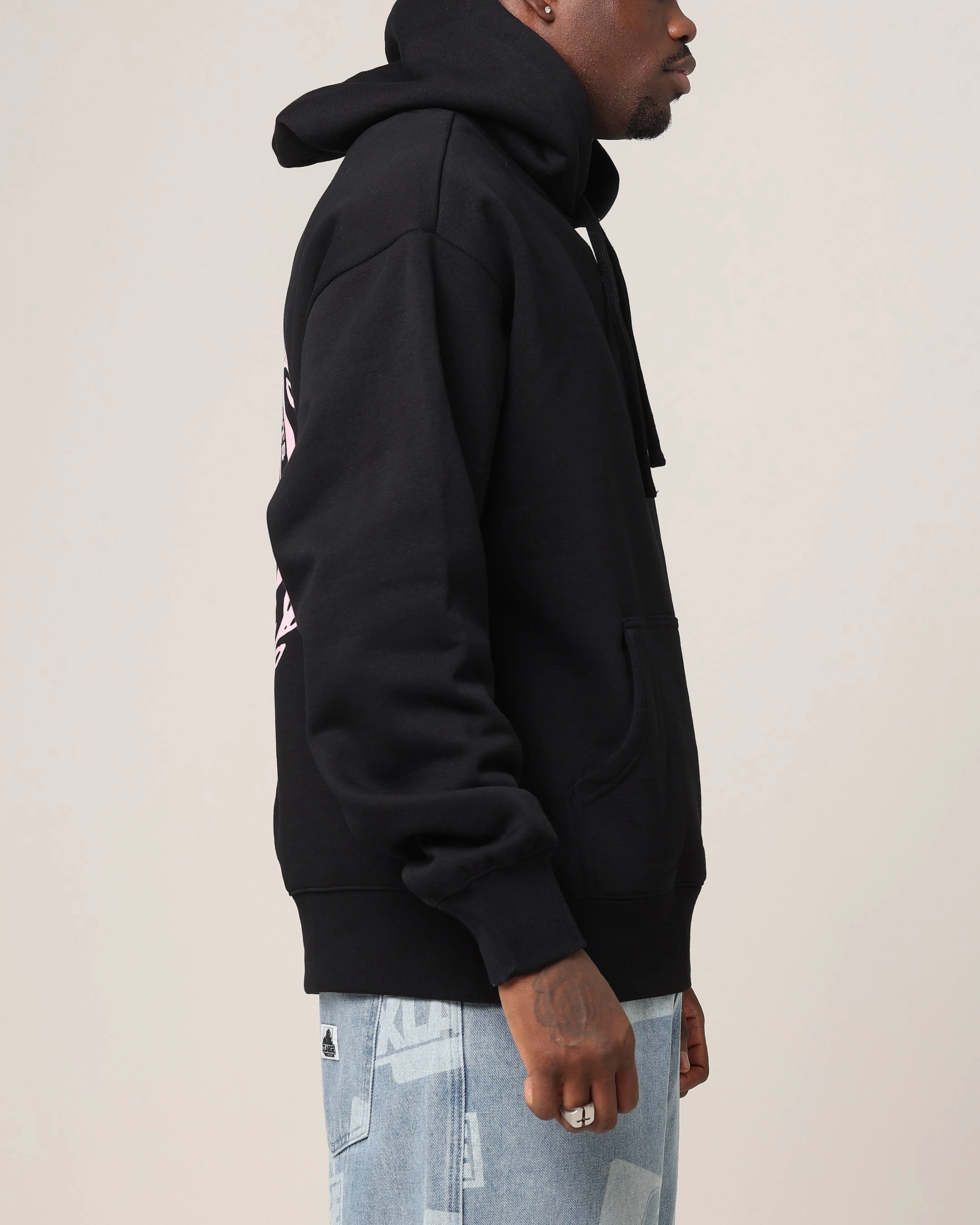 Selection Stretchable Material Carre Gorgeous Hoodie Black