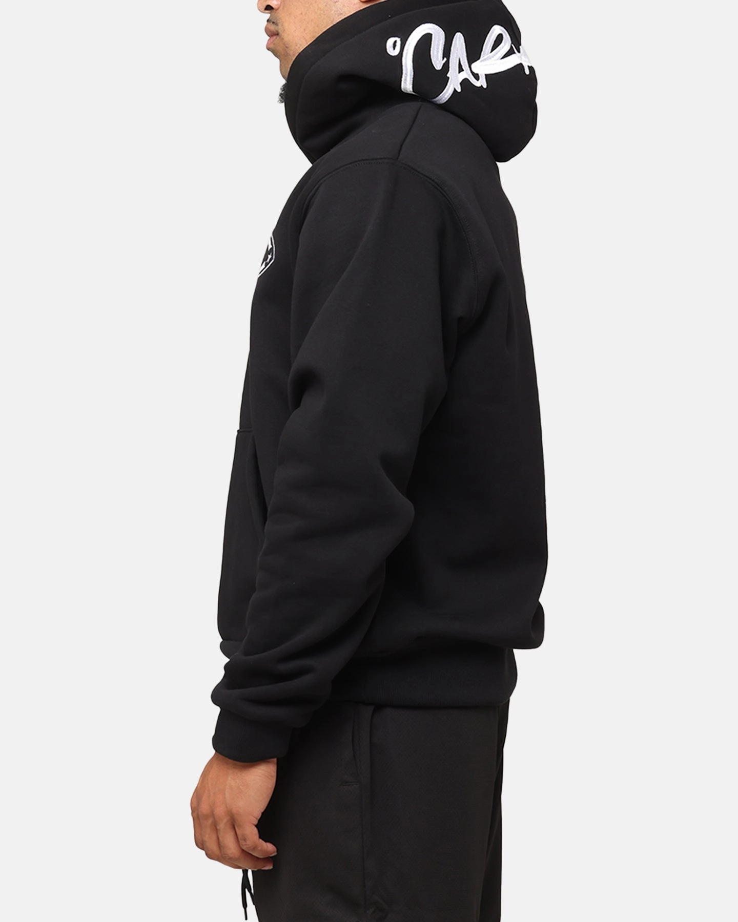 Adjustable Interior sea mobile Carre Graffiti Hoodie Black