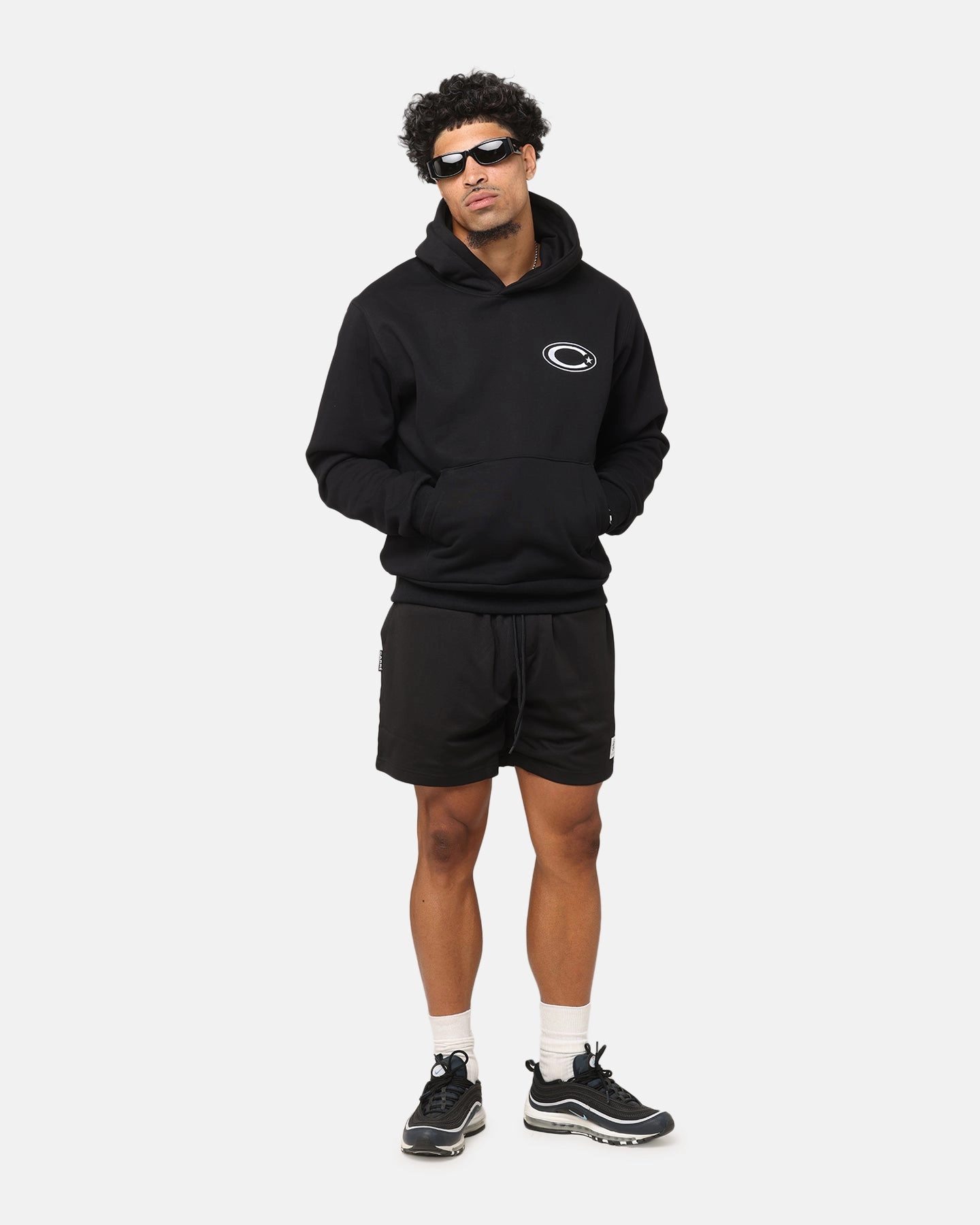 Carre Graffiti Hoodie Black Quick Release Moisture Control