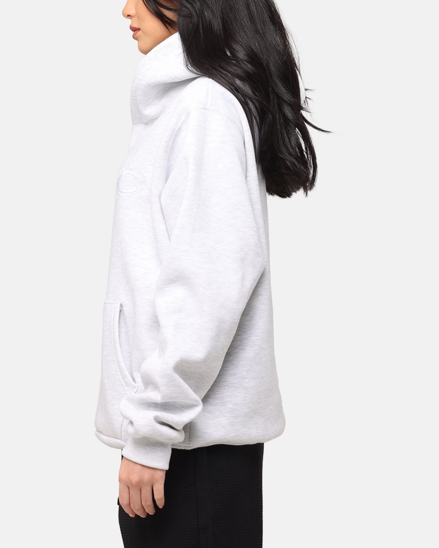 suitable for modeling suitable for mountain hikes Carre Graffiti Hoodie Grey Marle