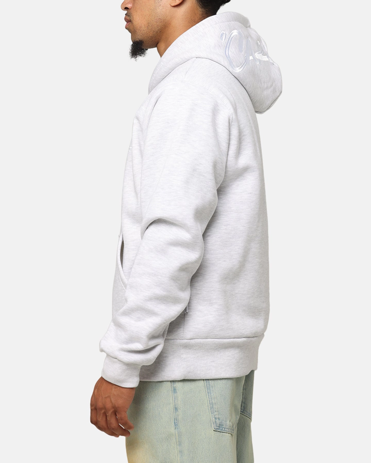 Carre Graffiti Hoodie Grey Marle Non Restrictive