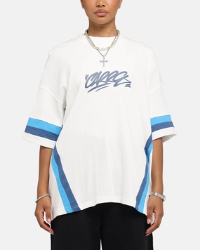 Carre Graffiti Waffle T-Shirt Off White Chic and Soft