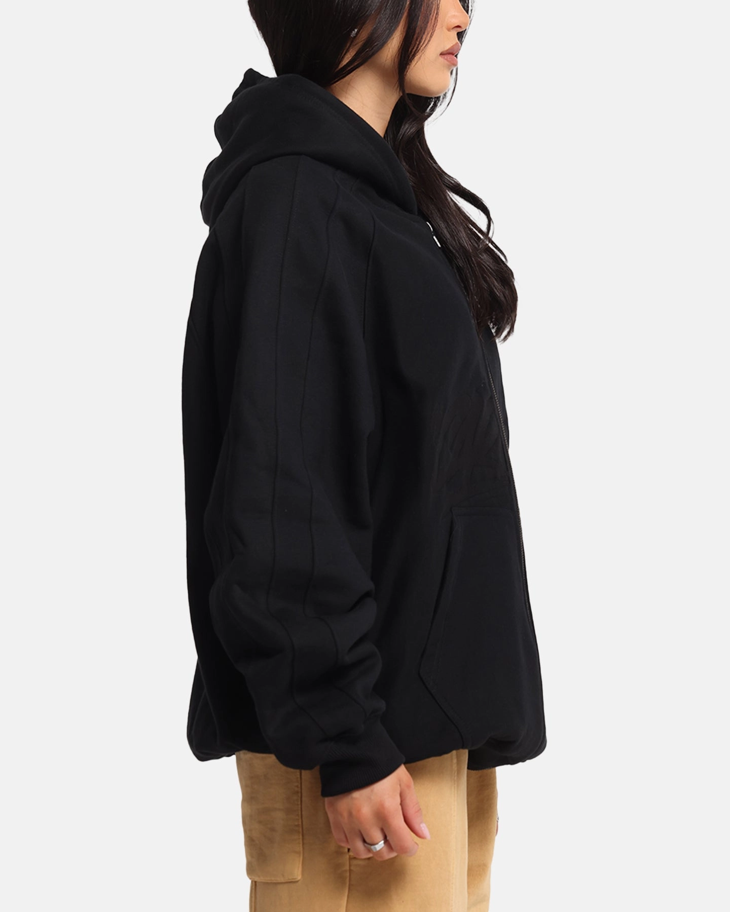 Carre Grit Hoodie Black Produce