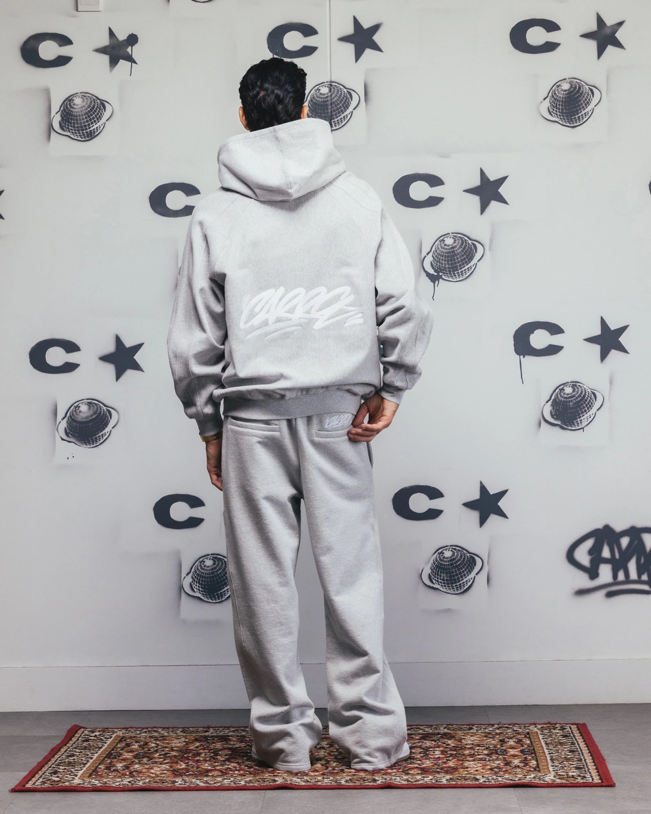 Carre Grit Zip Hoodie Grey Marle Street Ready air based