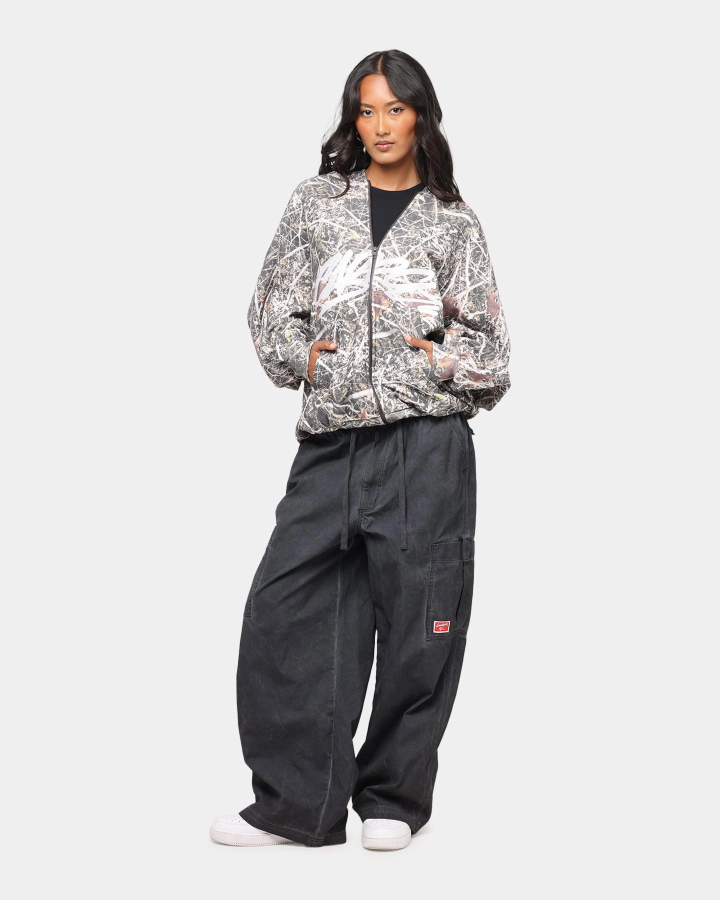 Carre Grit Zip Hoodie Real Tree Camo Noise Free Material