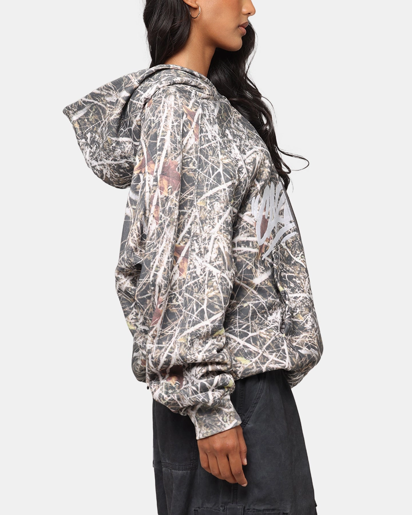 Stand Carre Grit Zip Hoodie Real Tree Camo