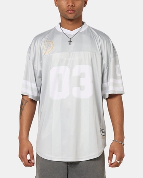 Carre Halftime Football Jersey Grey Stylish Outfit