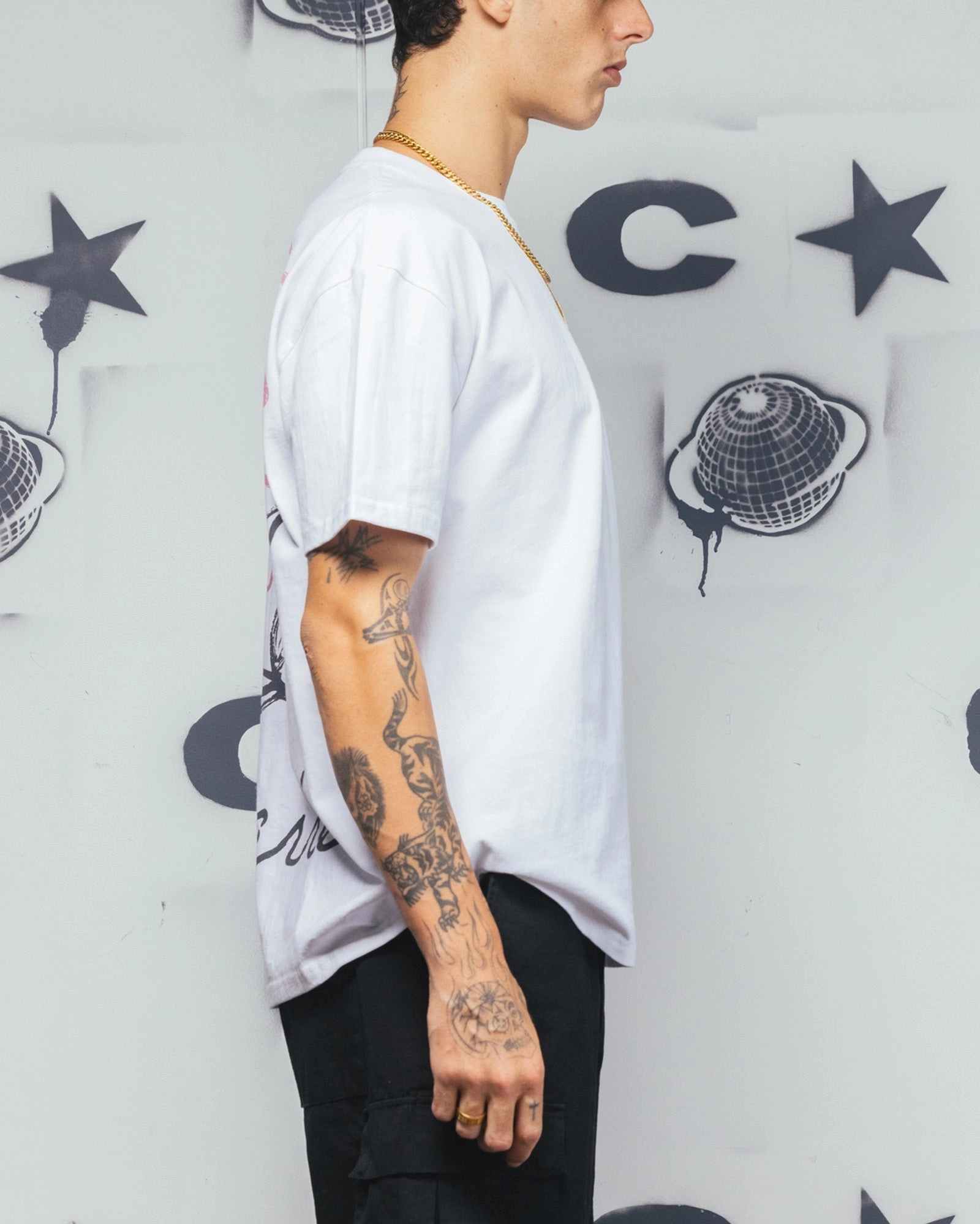 Carre Hand Picked T-Shirt White Lightweight Layer