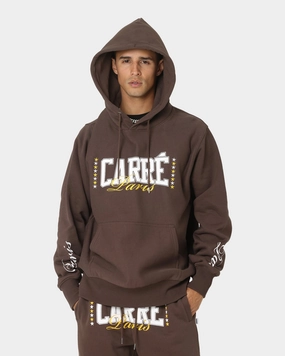 Carre Heavyweight CLS Hoodie Dark Brown Bicycle muted shades