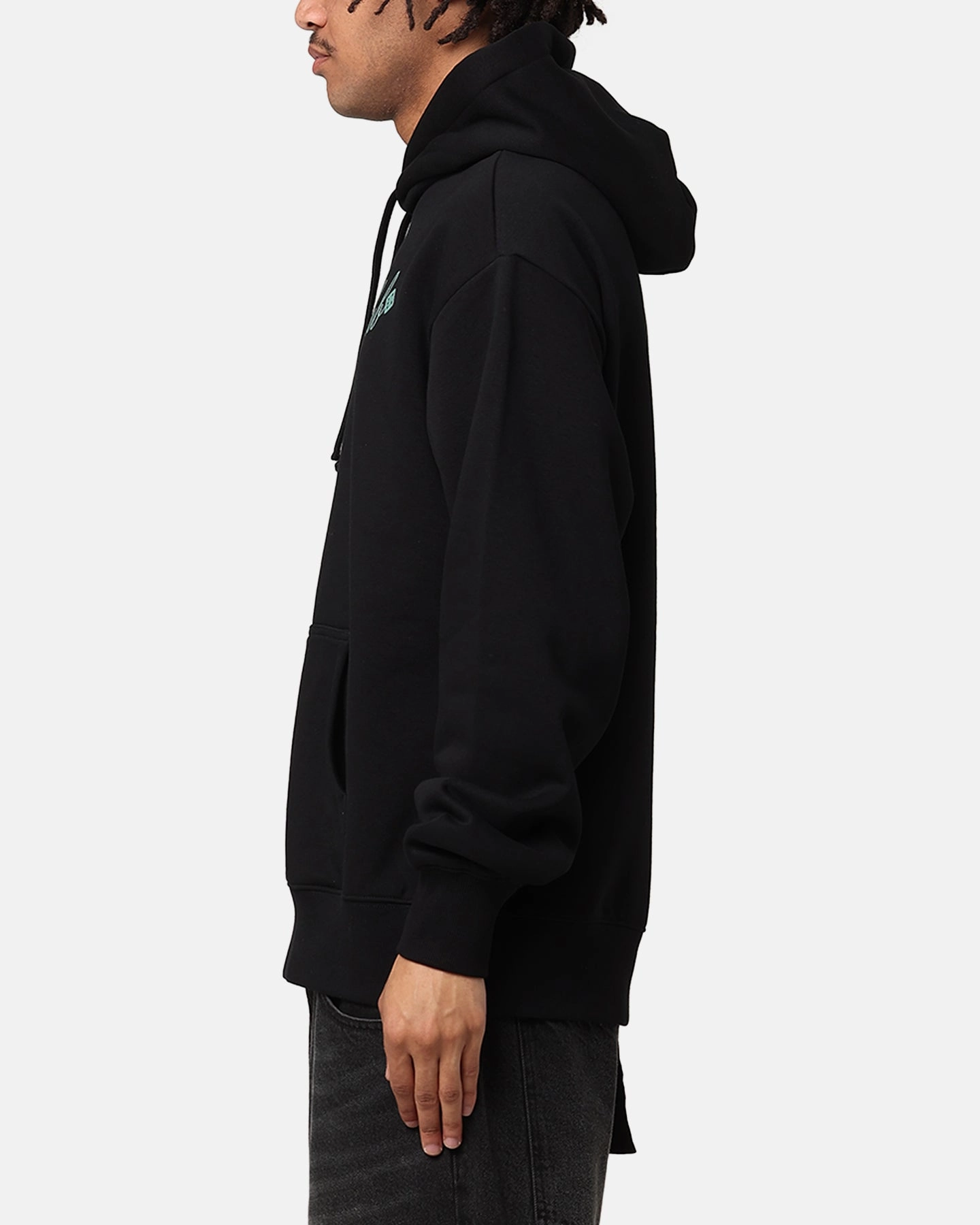Winter Ready Stylish-design Carre Hooper Hoodie Black