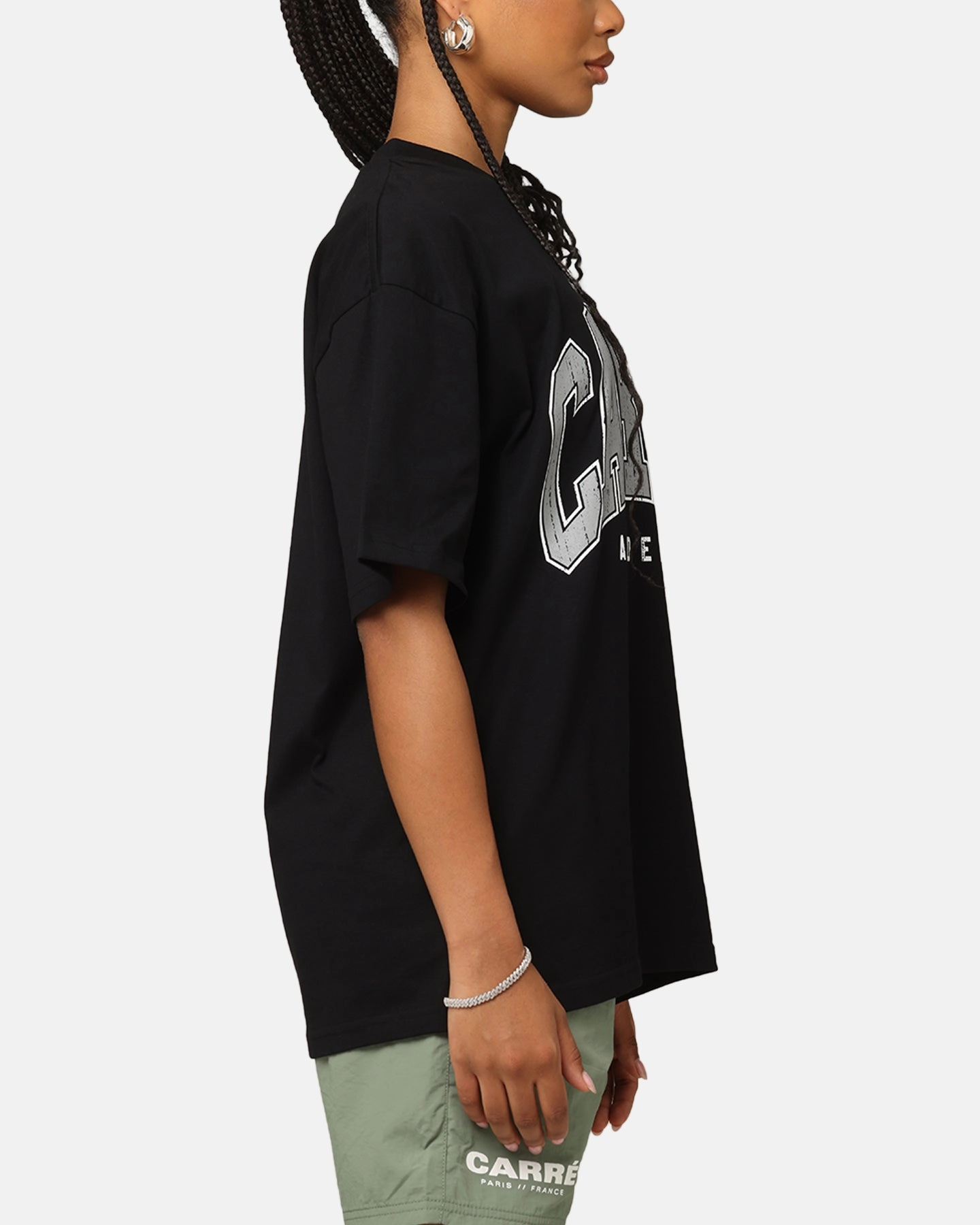 Cool and casual Sporty Chic Carre Institute T-Shirt Black