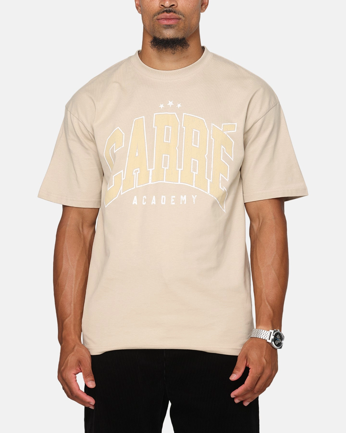 Pastel color Carre Institute T-Shirt Stone