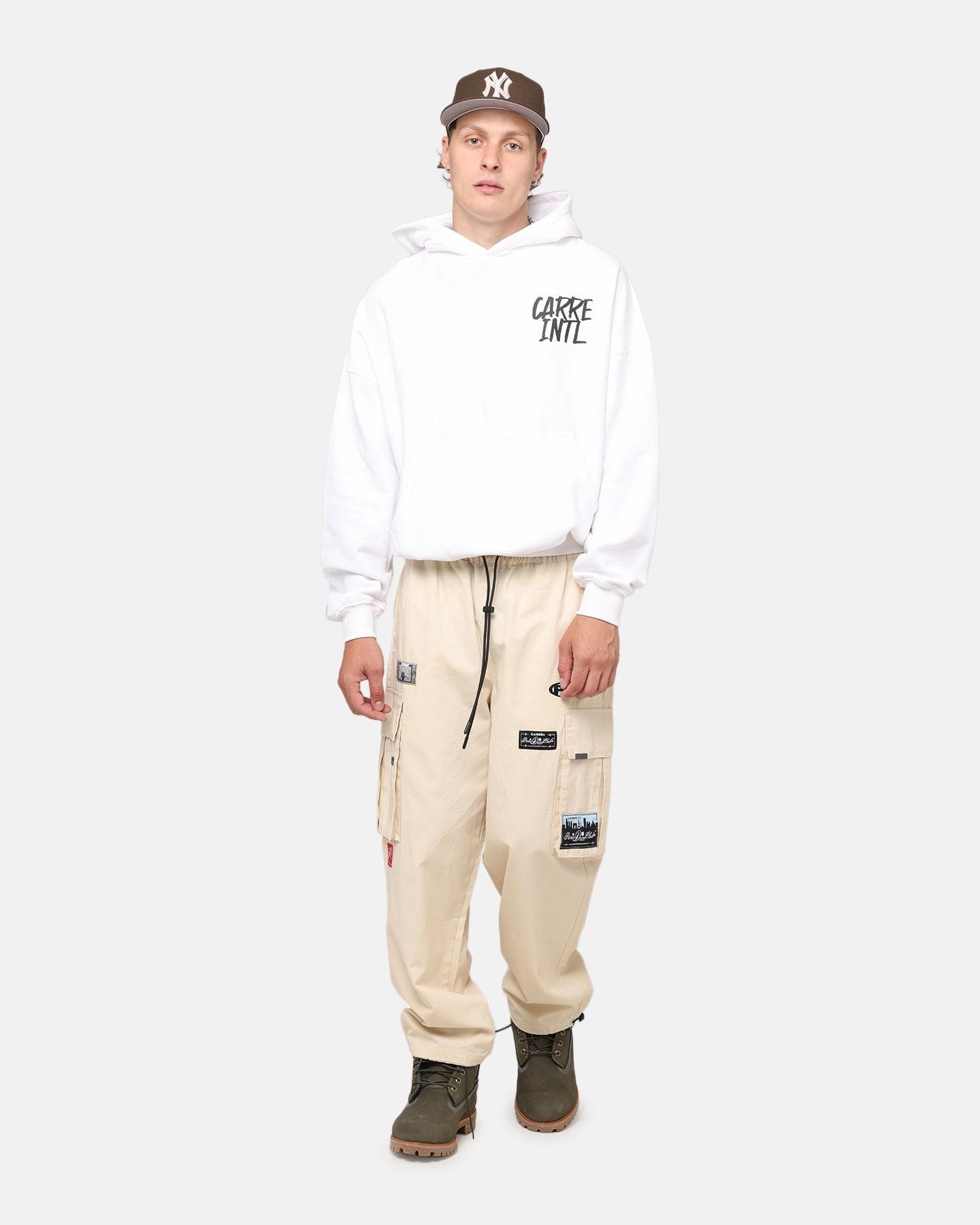 Carre International Hoodie White suitable for beginners Unique
