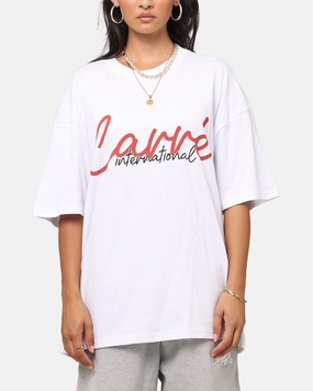 Casual Touch Carre International Script T-Shirt White