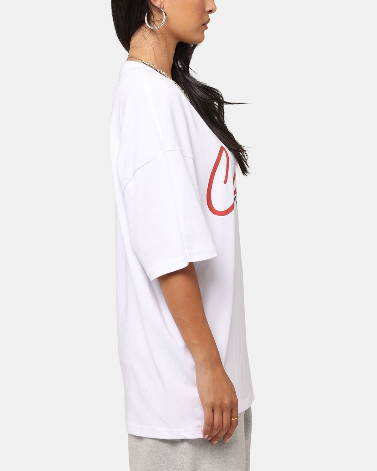 Comfy Pieces Carre International Script T-Shirt White