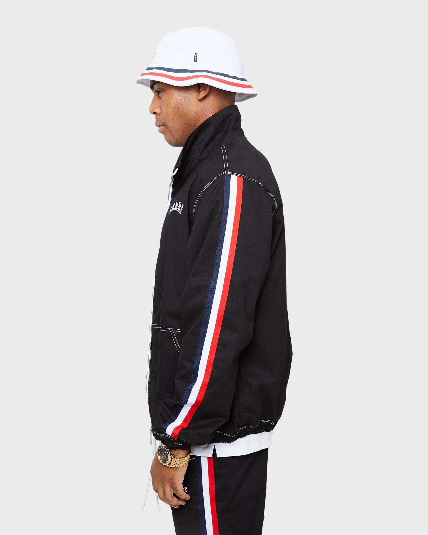 Carre Jog Track Jacket Black Casual Outdoor Wear writers