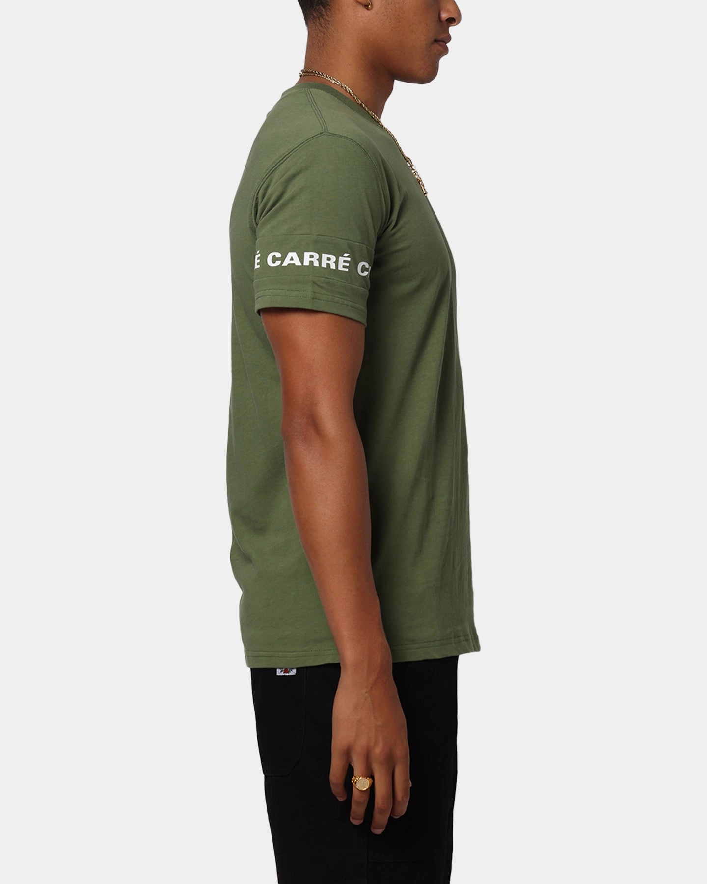 Carre La Manche T-Shirt Khaki Low Impact Manufacturing
