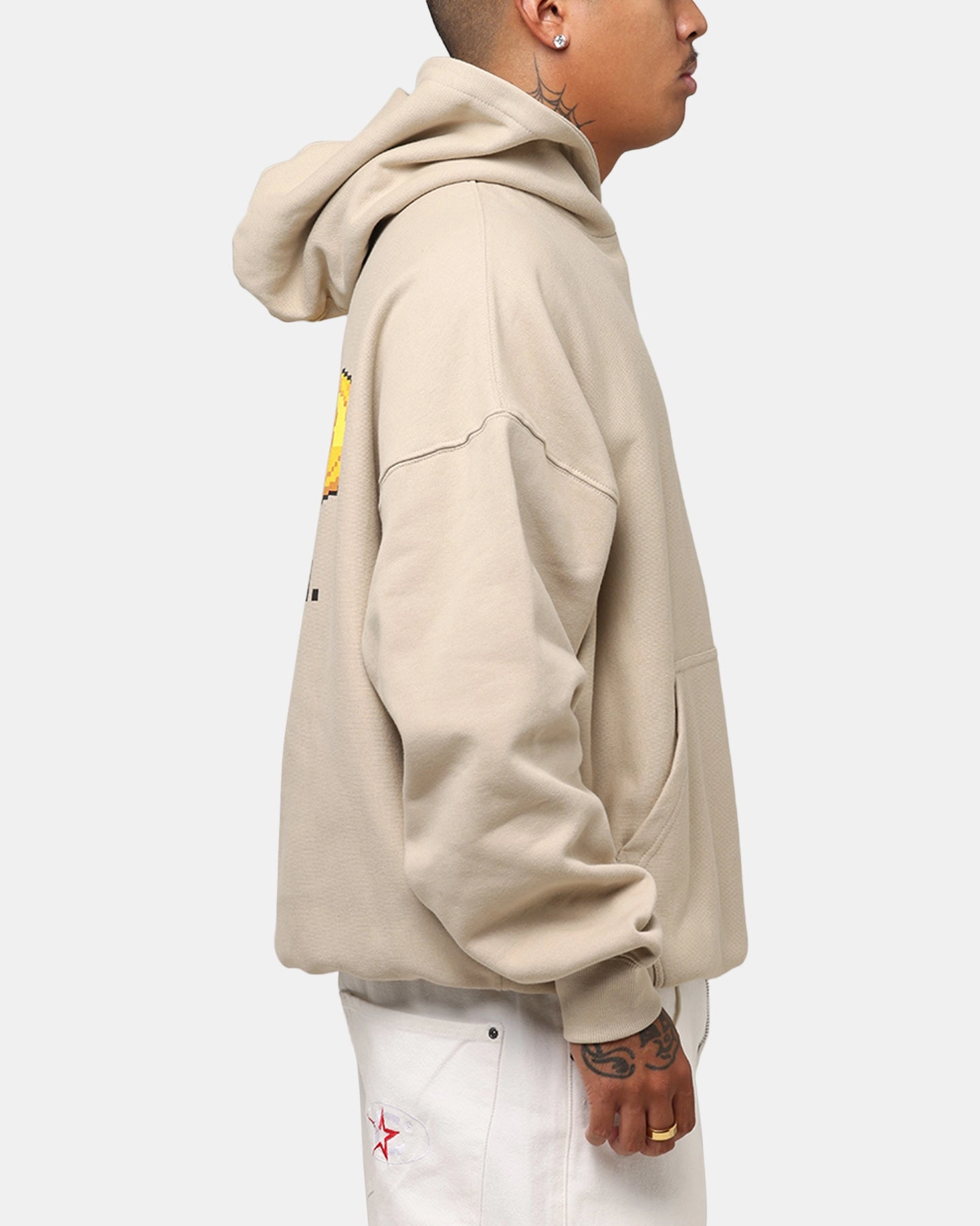 Carre Level Up Hoodie Stone Utility Relaxed Motion