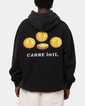 Moisture Lock System Carre Level Up Hoodie Vintage Black