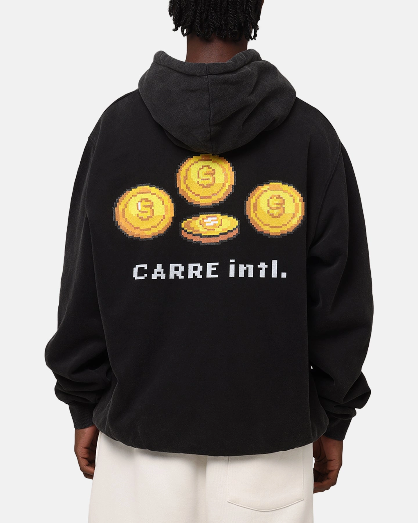 Moisture Lock System Carre Level Up Hoodie Vintage Black