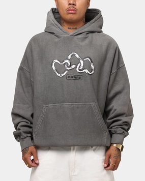 Carre Link Hoodie Washed Charcoal Potential Container