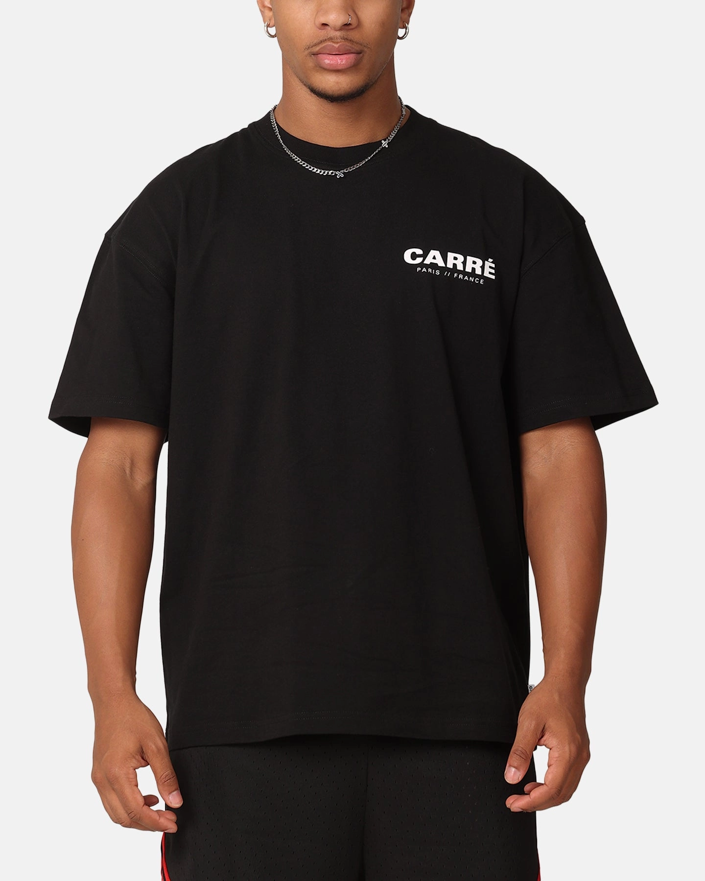 brandable Carre Logo T-Shirt Black