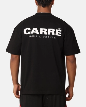 Perfect Fit Sustainable Fibers Carre Logo T-Shirt Black
