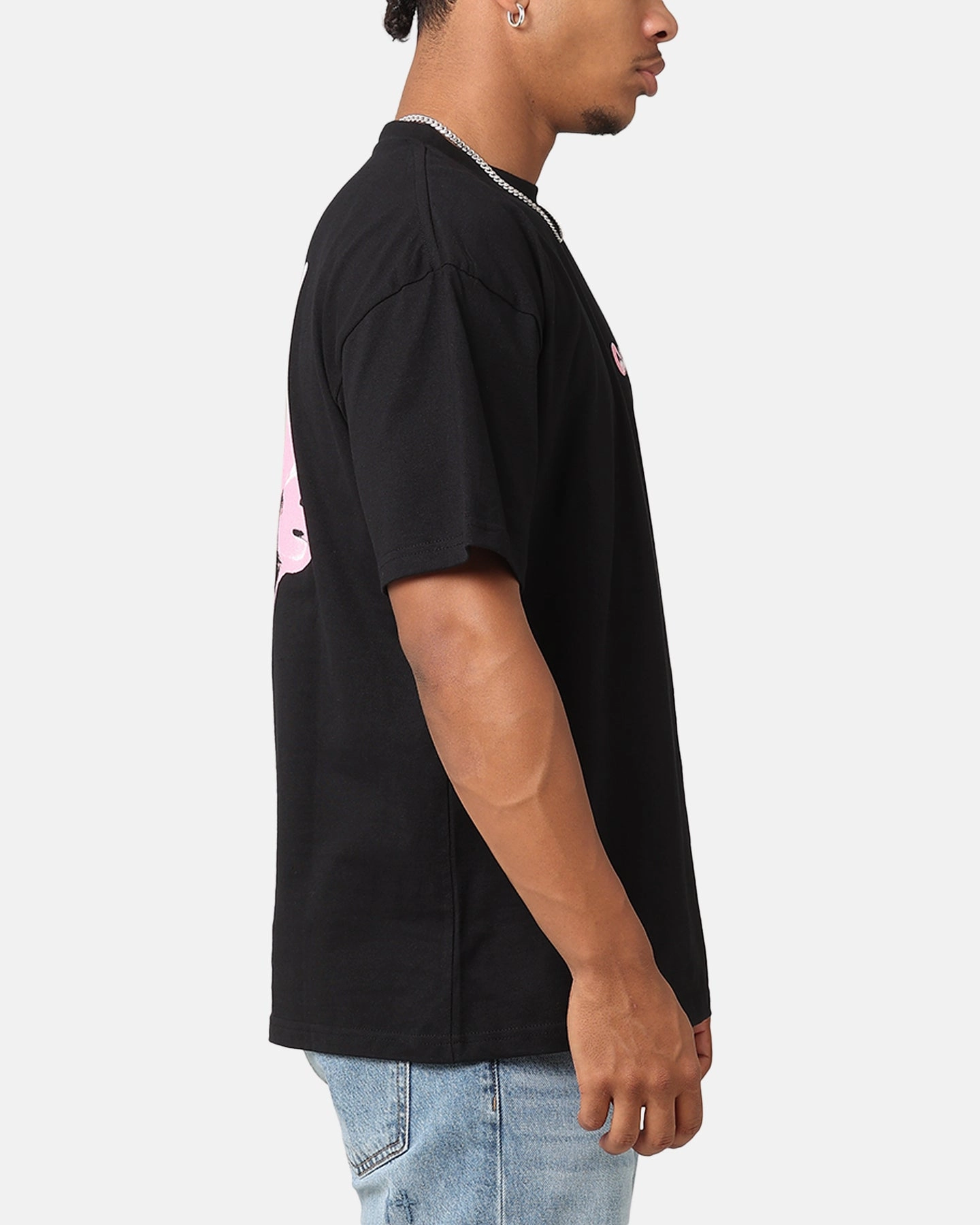 Carre Melted Drop T-Shirt Black Breathable apparel Relaxed Style