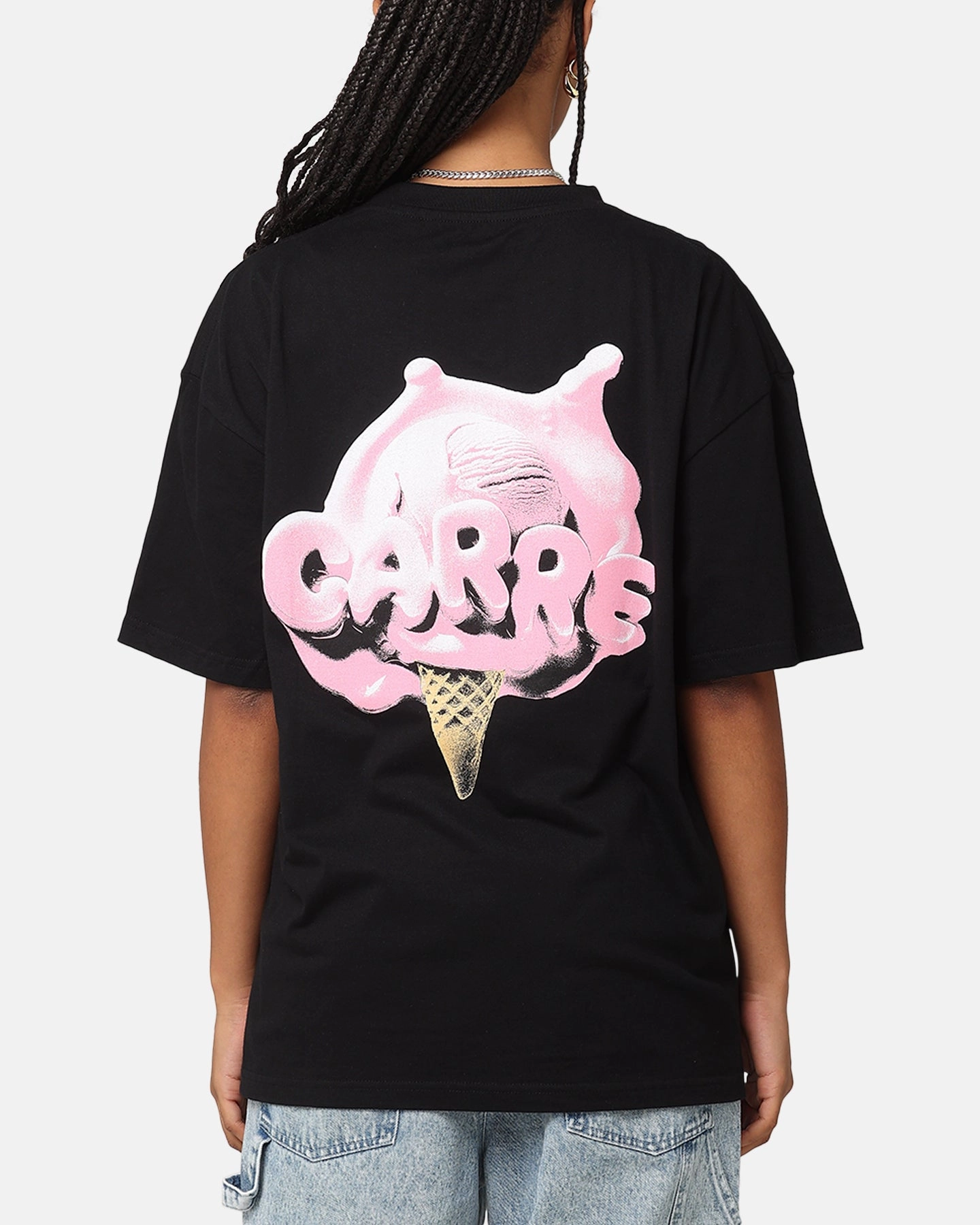 Carre Melted Drop T-Shirt Black Summer Ready