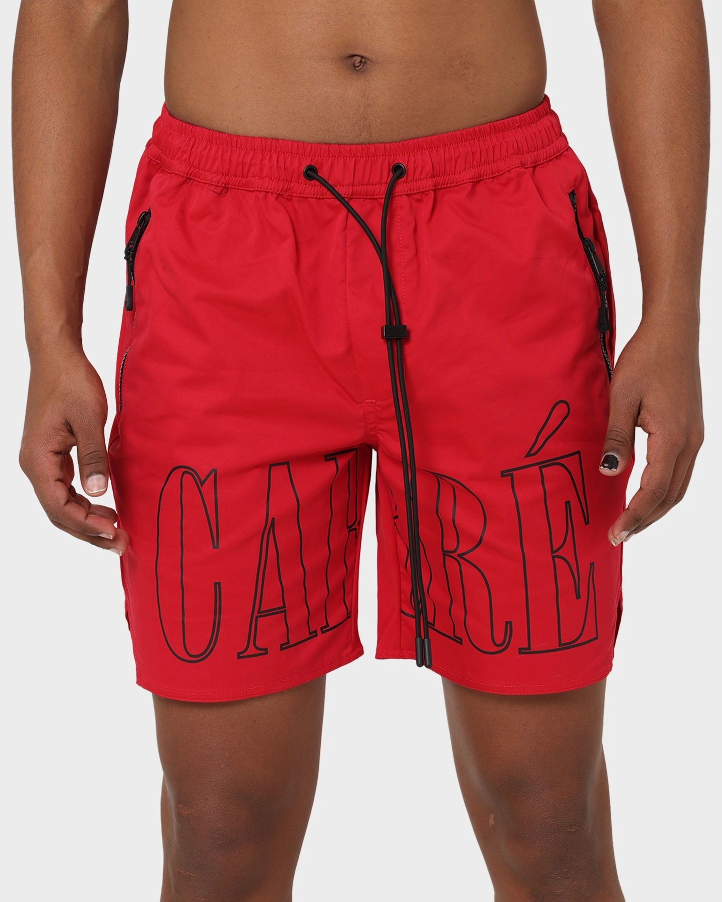 Carre Men's Hardi La Plage Short Red Soft Material Easy Fit