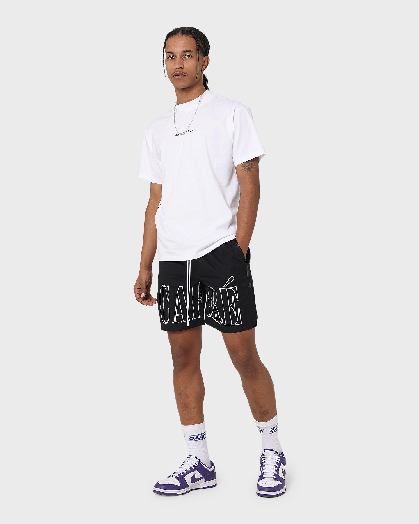 colorful Mood Match Carre Men's Hardi La Plage Shorts Black