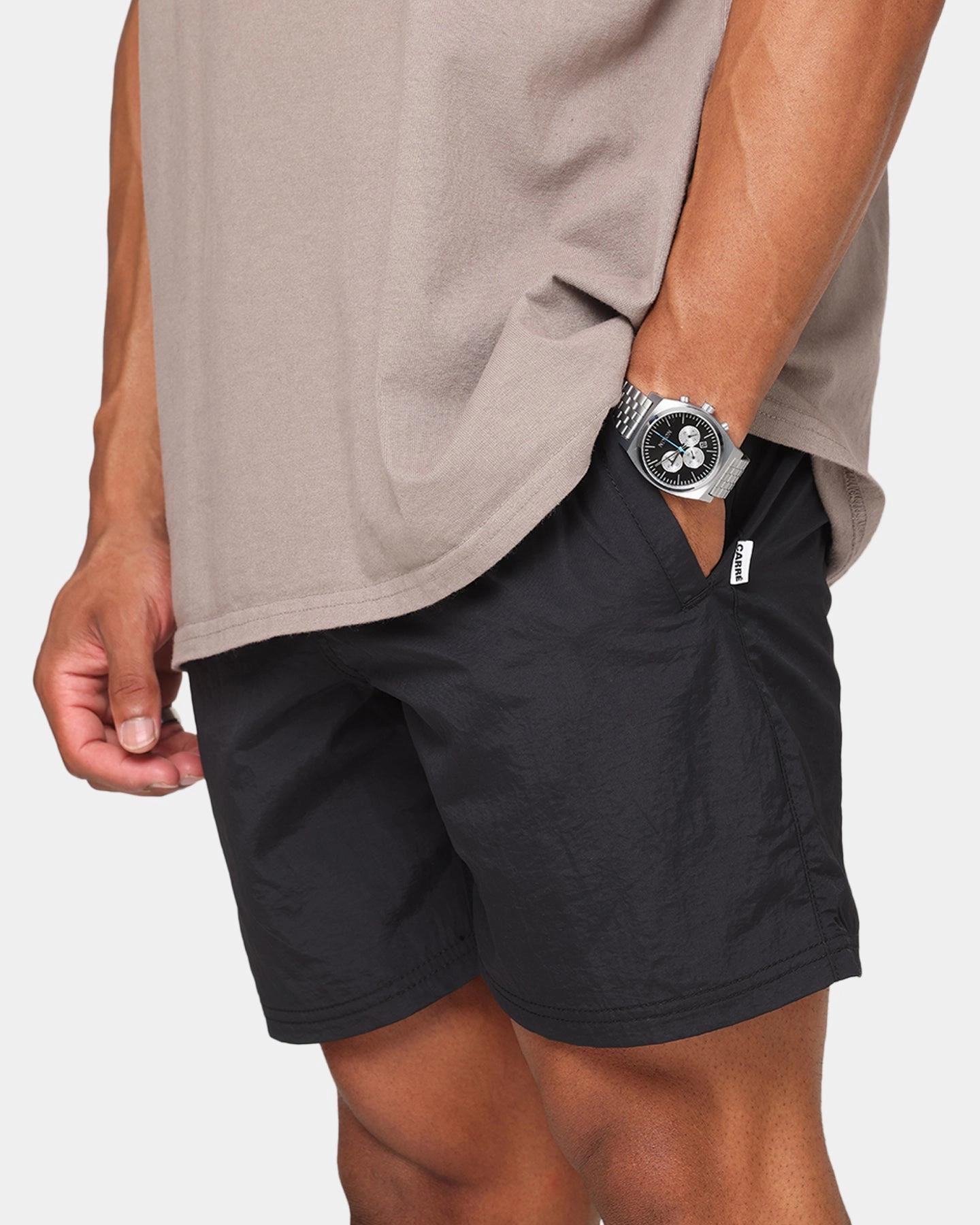 Carre Motion Beach Shorts Black Golf Apparel Weekend Wear