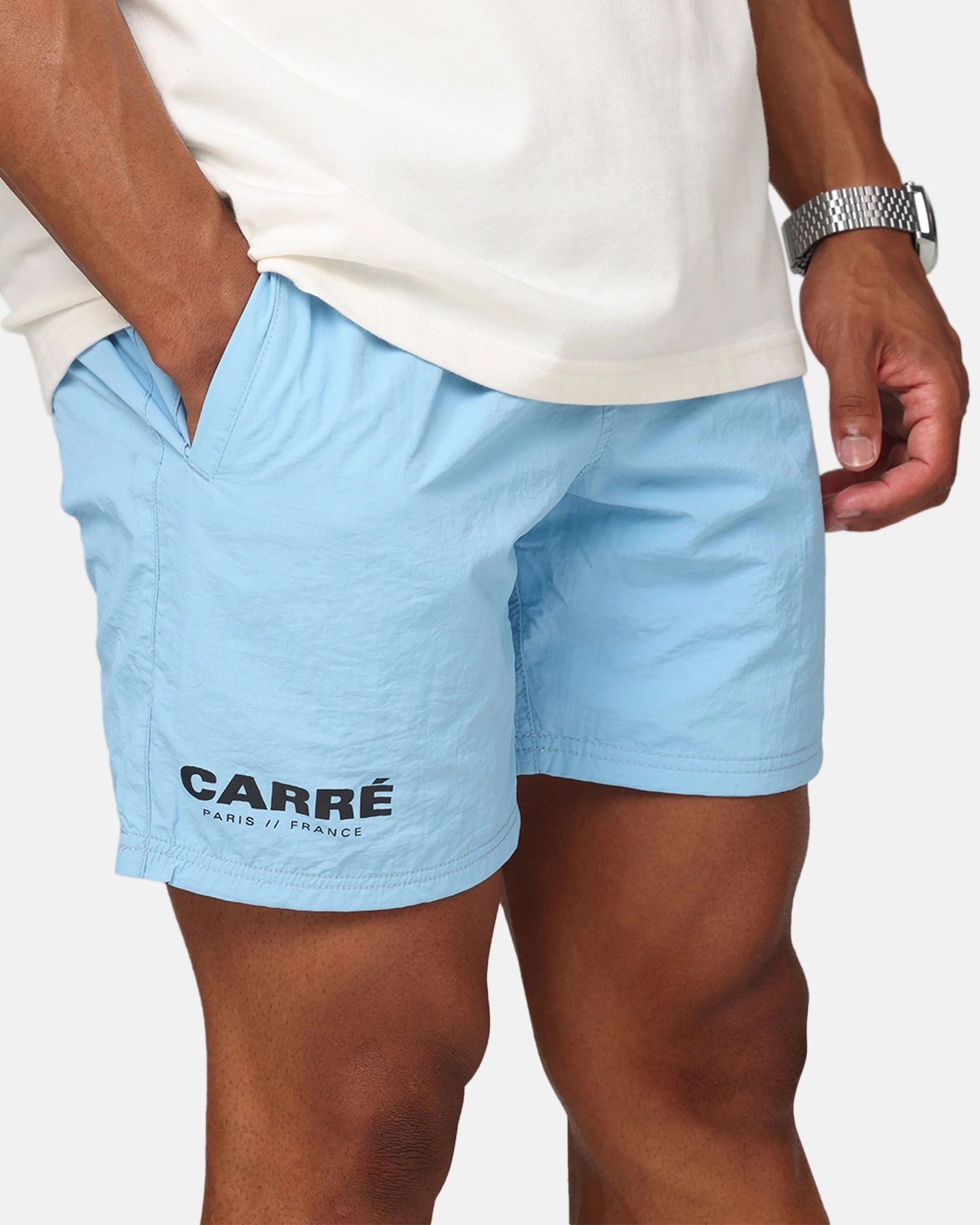 Carre Motion Beach Shorts Light Blue All Occasion