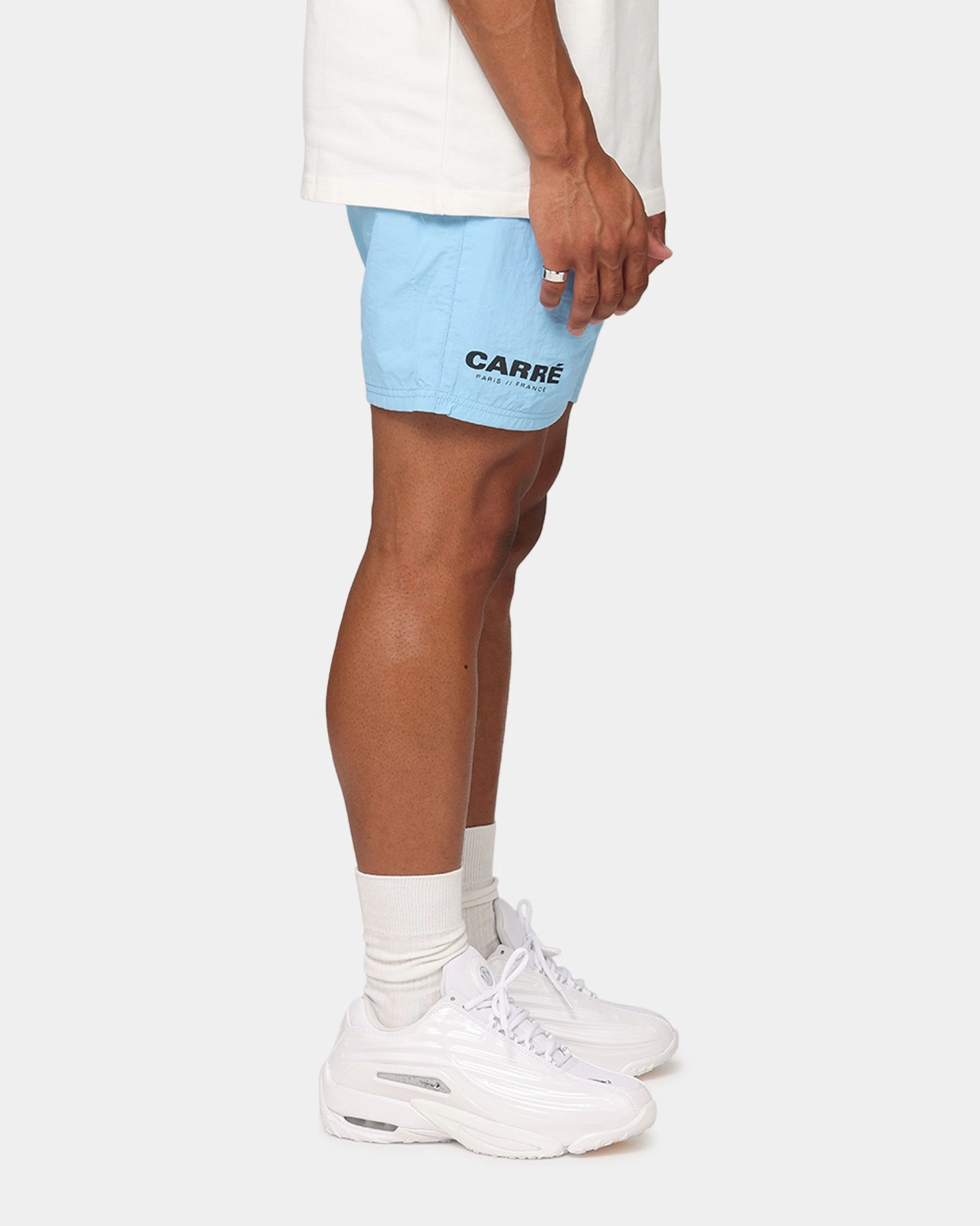 Carre Motion Beach Shorts Light Blue Stain Repellent Treatment