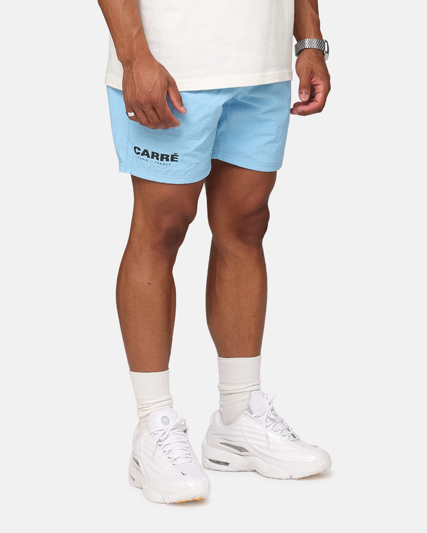 Carre Motion Beach Shorts Light Blue Soft Layers