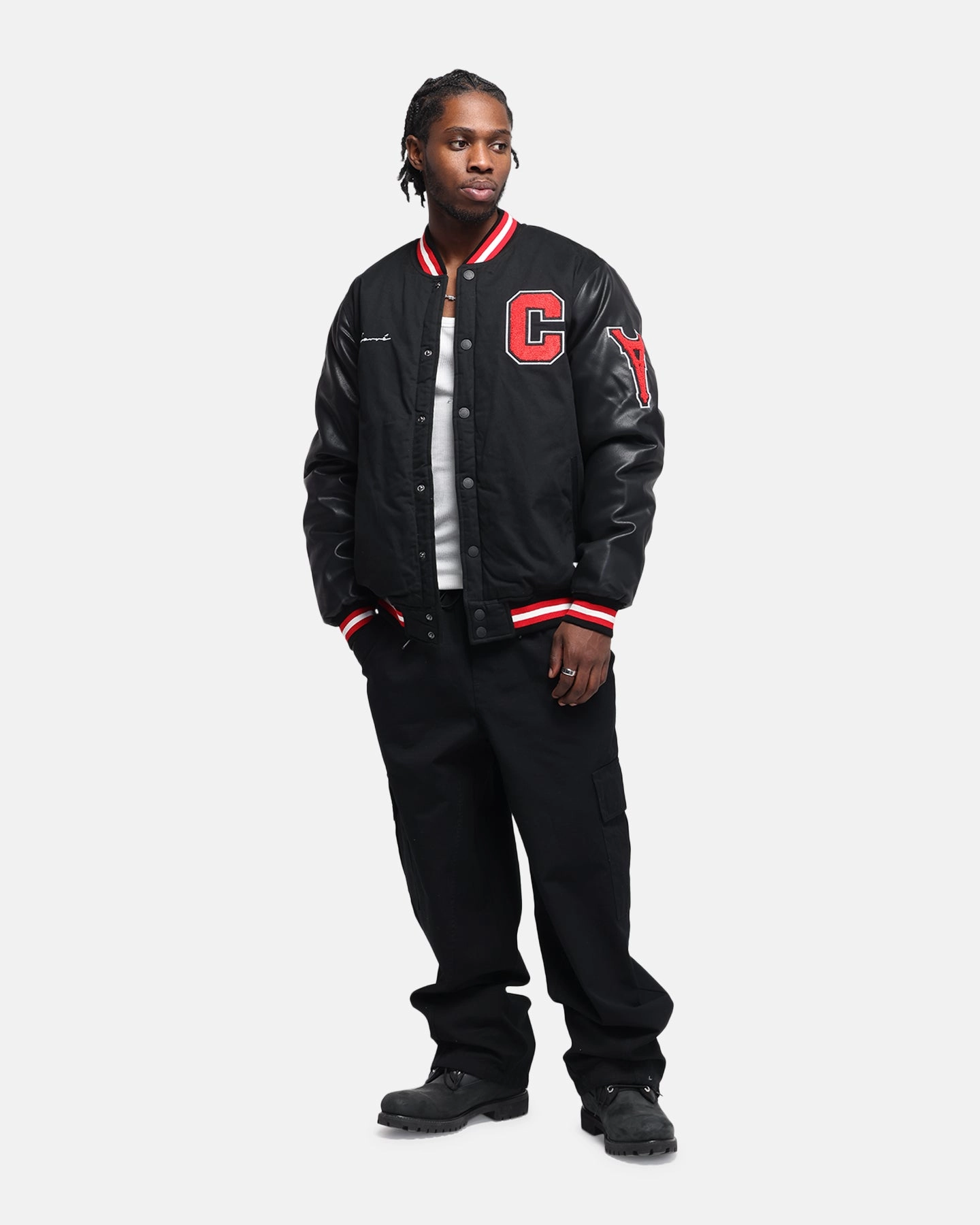Rain Safe Carre MVP Varsity Jacket Black/Red