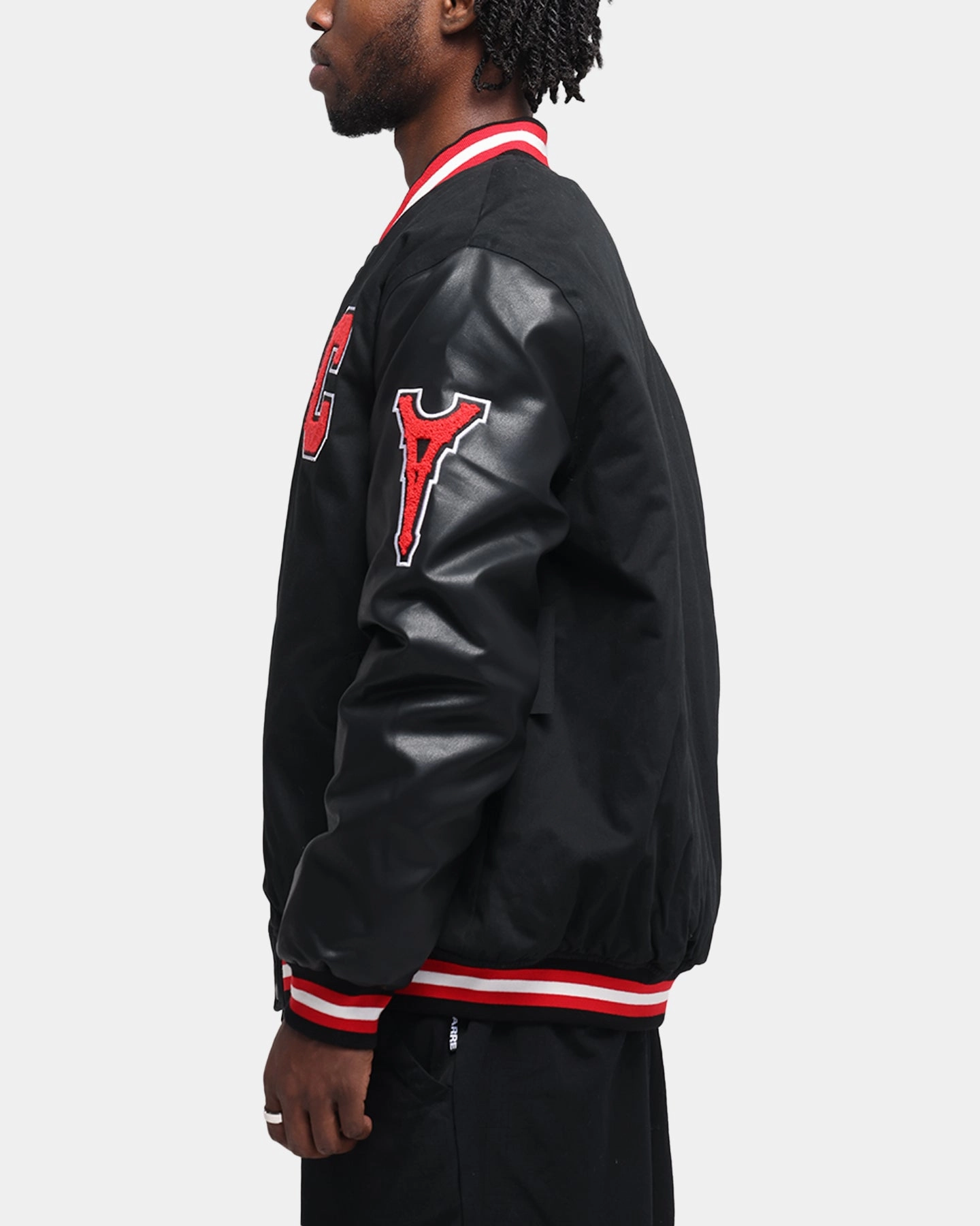 Carre MVP Varsity Jacket Black/Red WaterproofSeams flight travel
