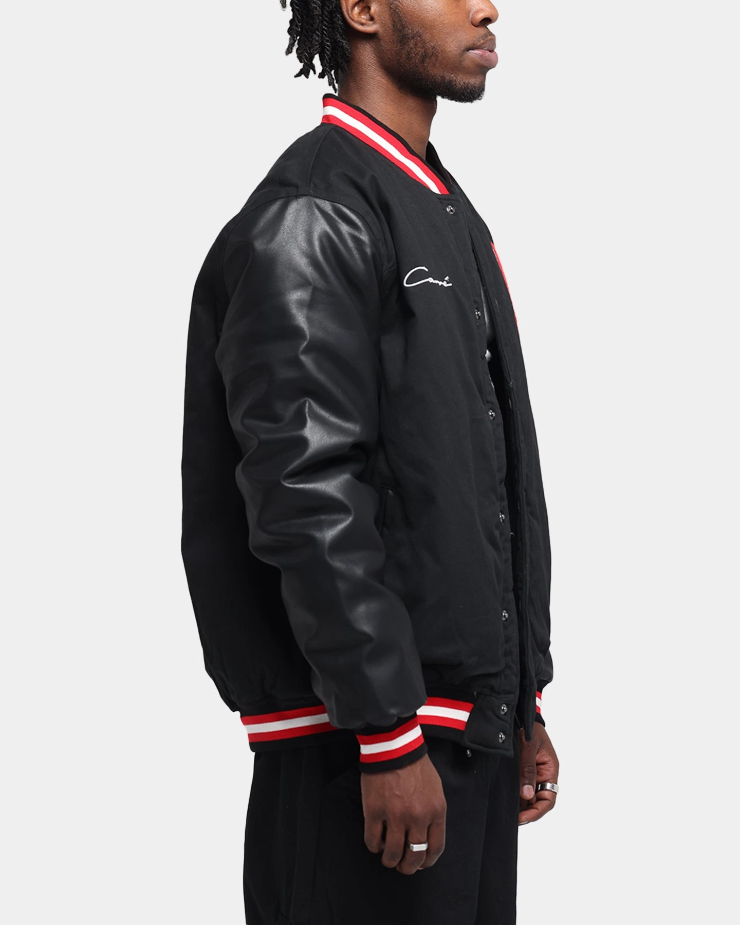 heirloom Carre MVP Varsity Jacket Black/Red