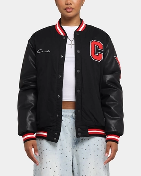 Grace Carre MVP Varsity Jacket Black/Red