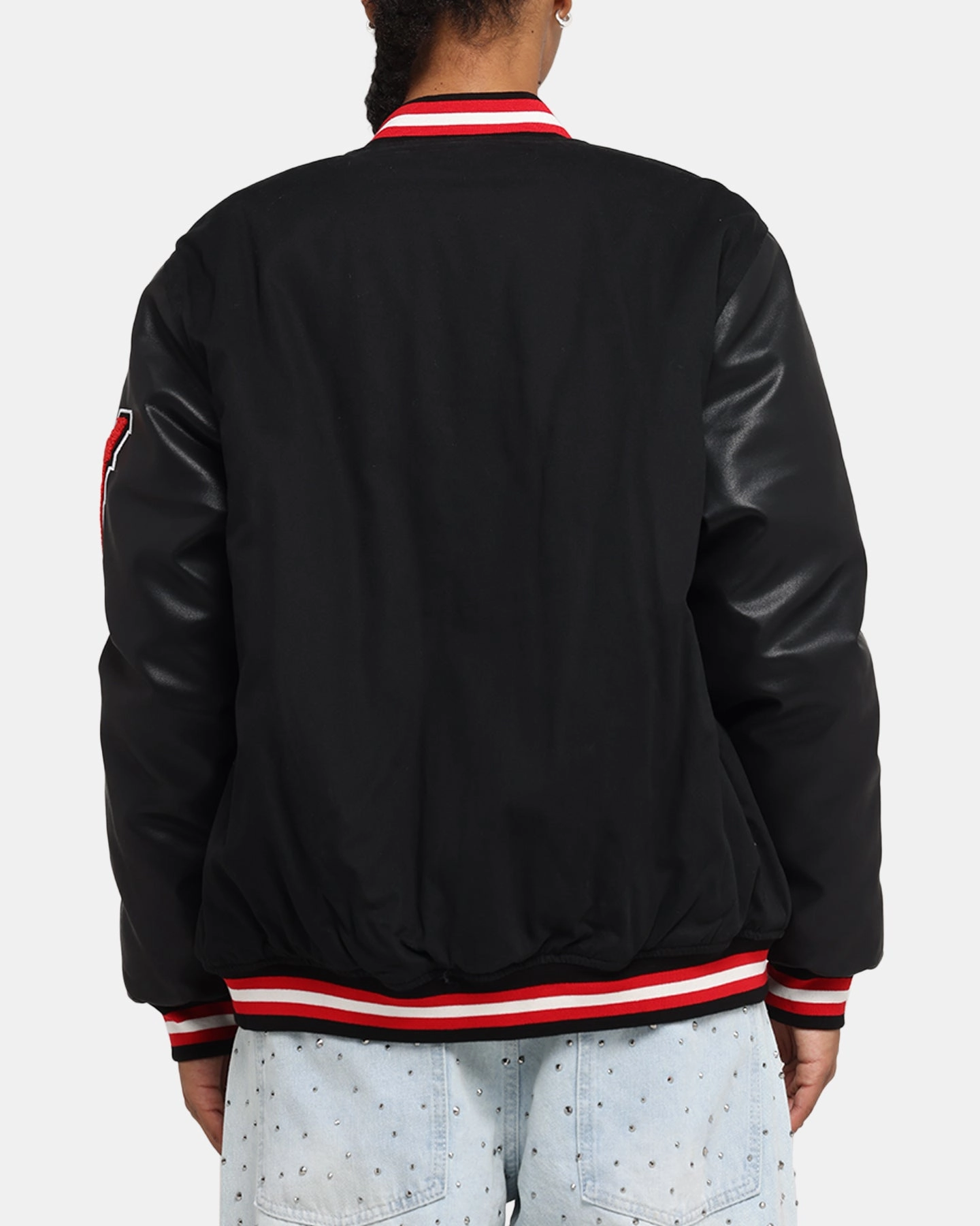 Carre MVP Varsity Jacket Black/Red WaterResistantCoating
