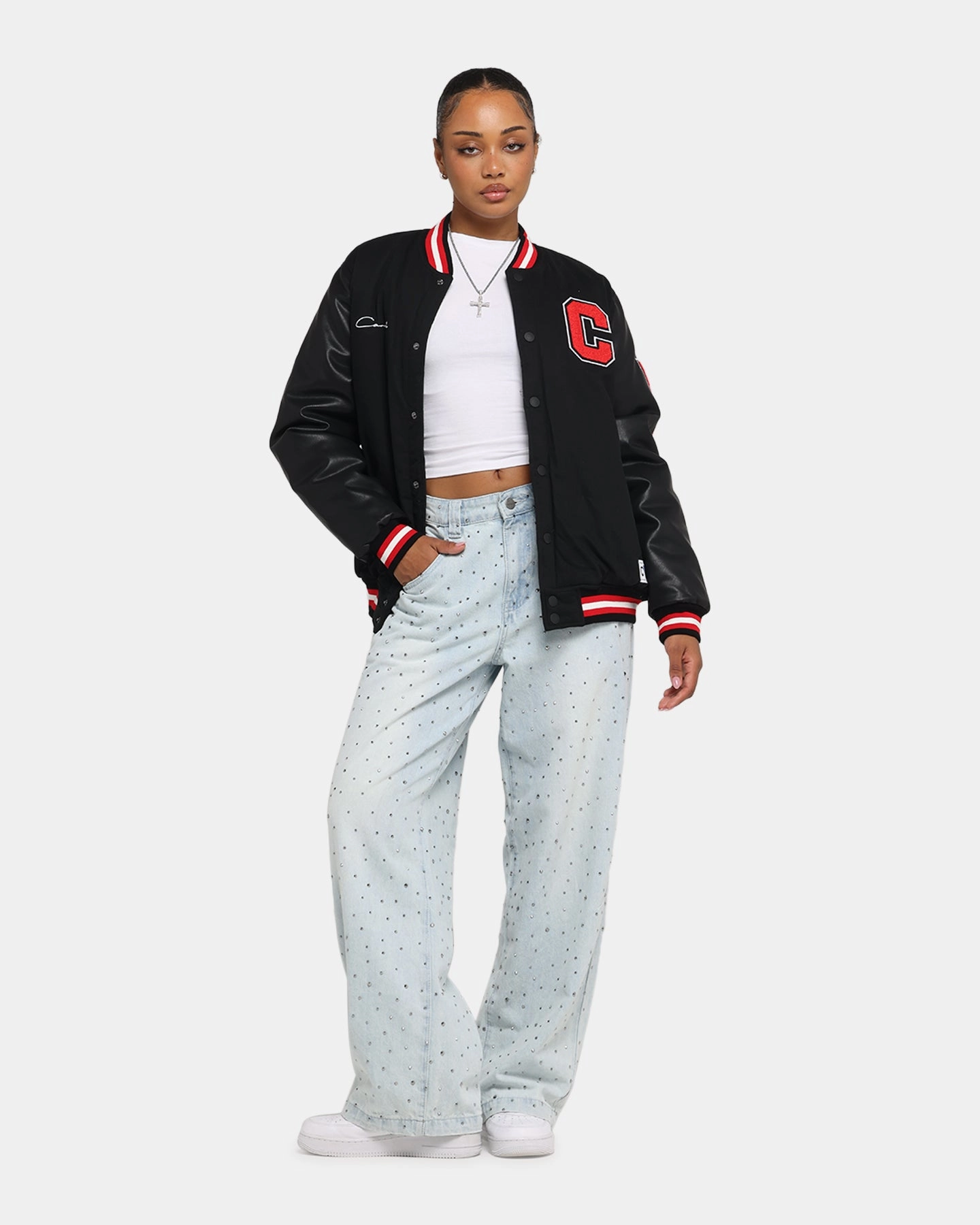 Probability Carre MVP Varsity Jacket Black/Red