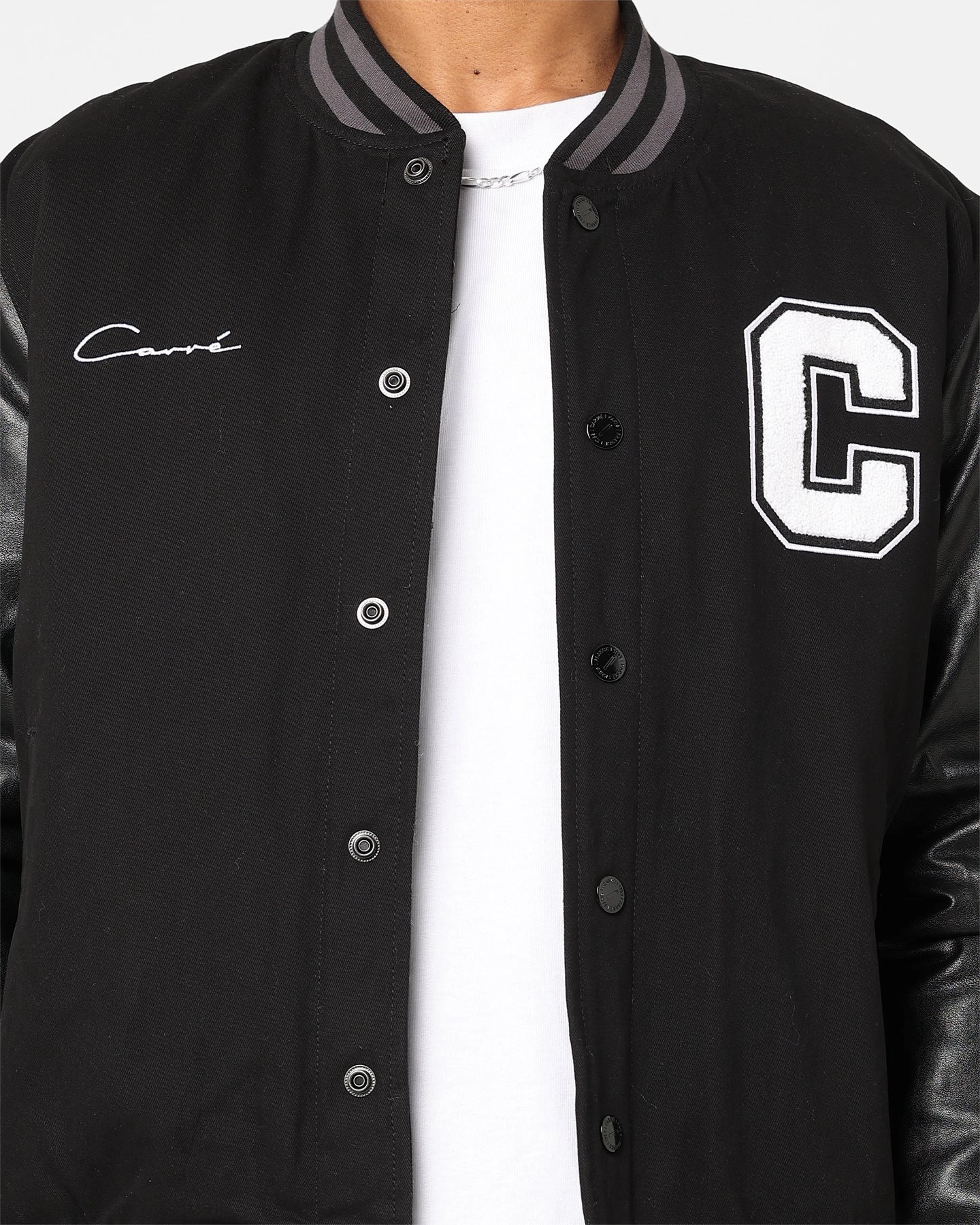 Carre MVP Varsity Jacket Black/White Outdoor Fashion Adventure Ready