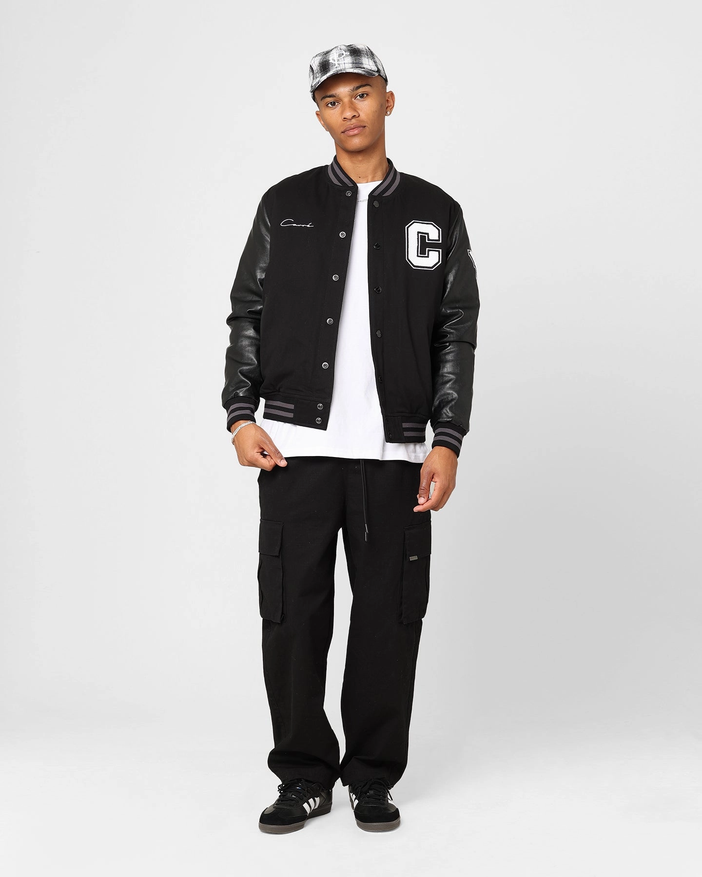 Carre MVP Varsity Jacket Black/White suitable for gift giving Fashion Week