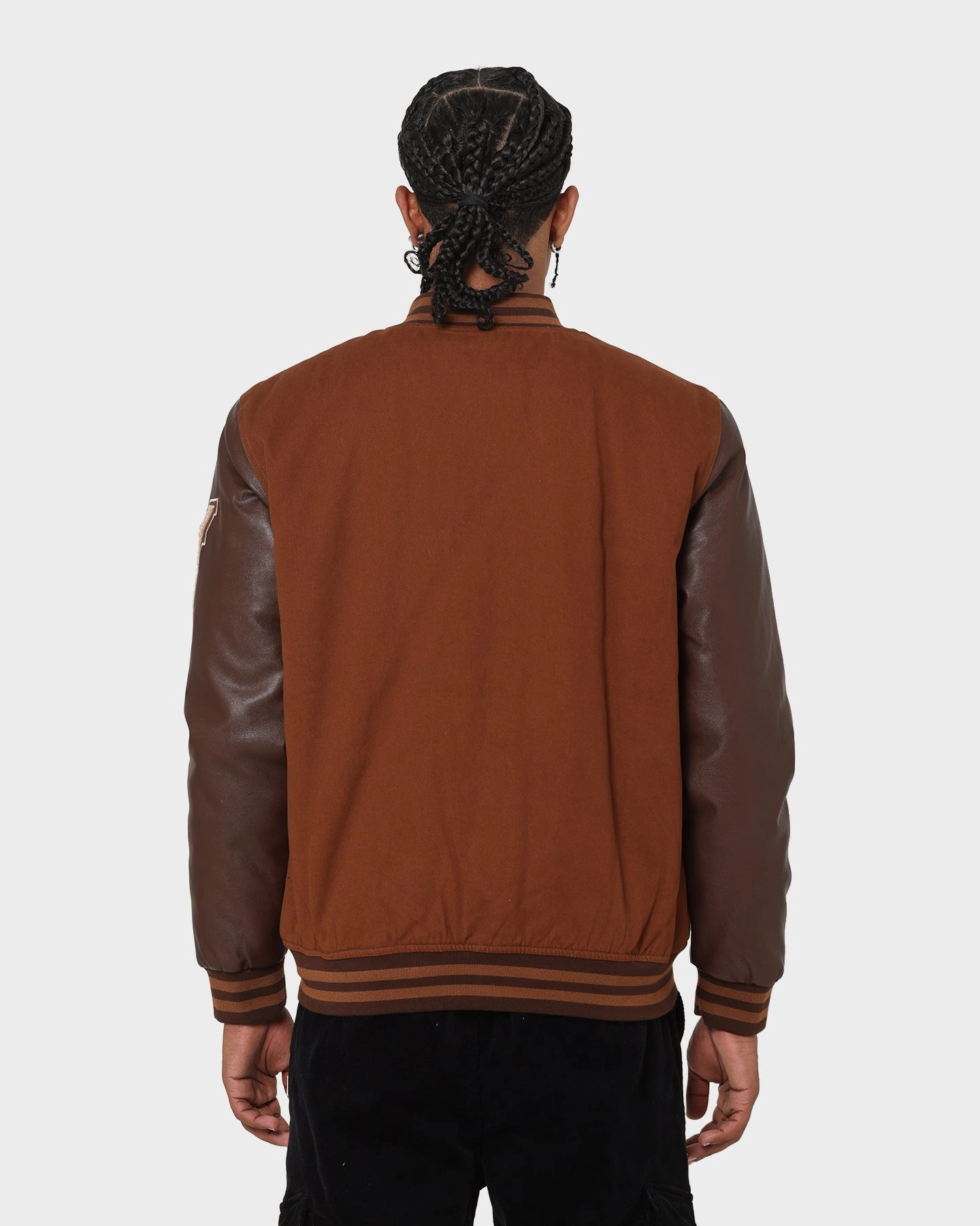 Carre MVP Varsity Jacket Chocolate shopping Stretchable Panels