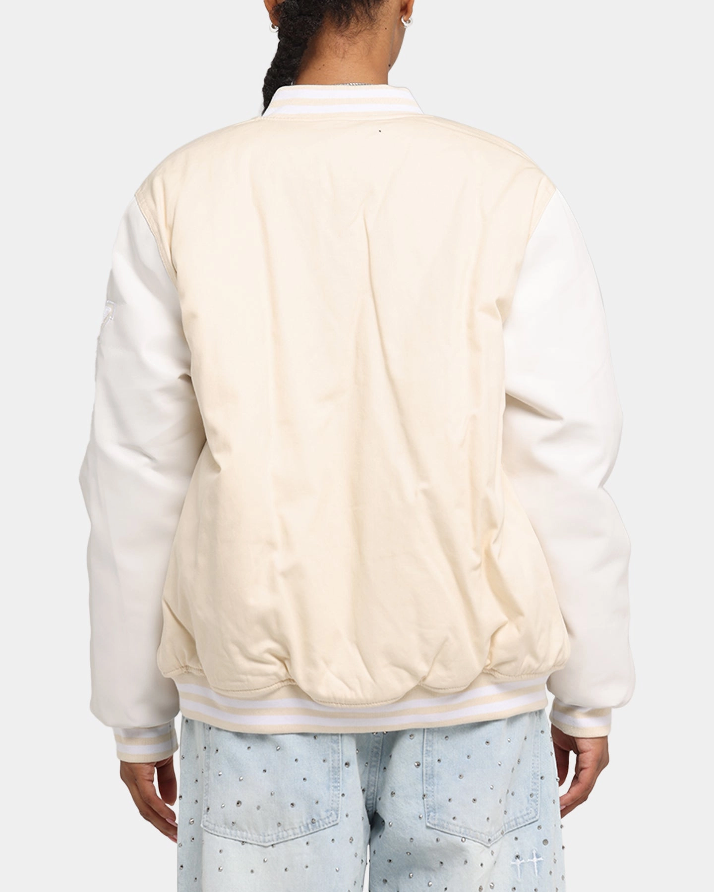 Carre MVP Varsity Jacket Cream/White Charm Express