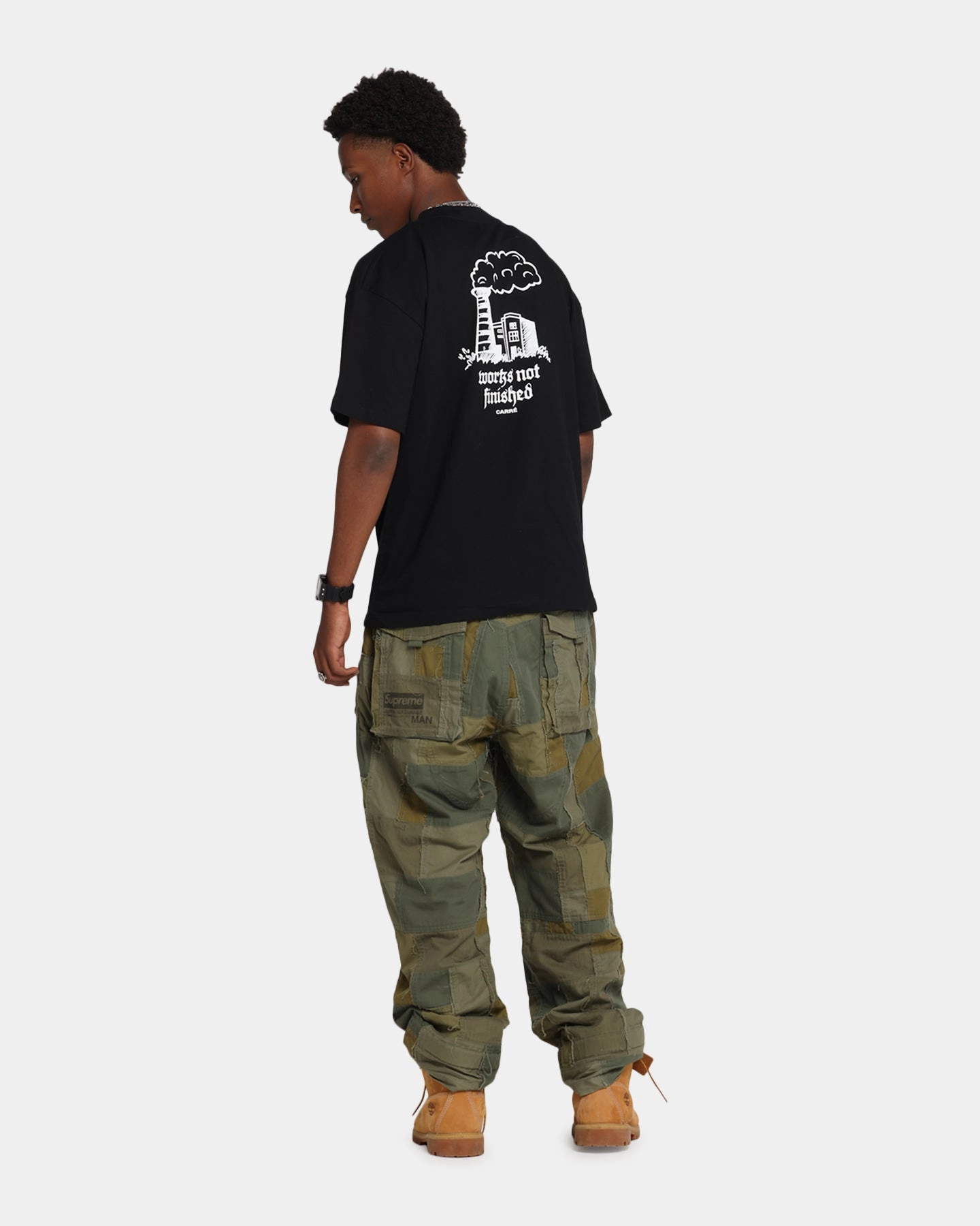 Carre Not Finished T-Shirt Black Fun and Comfortable Stylish Everyday Wear