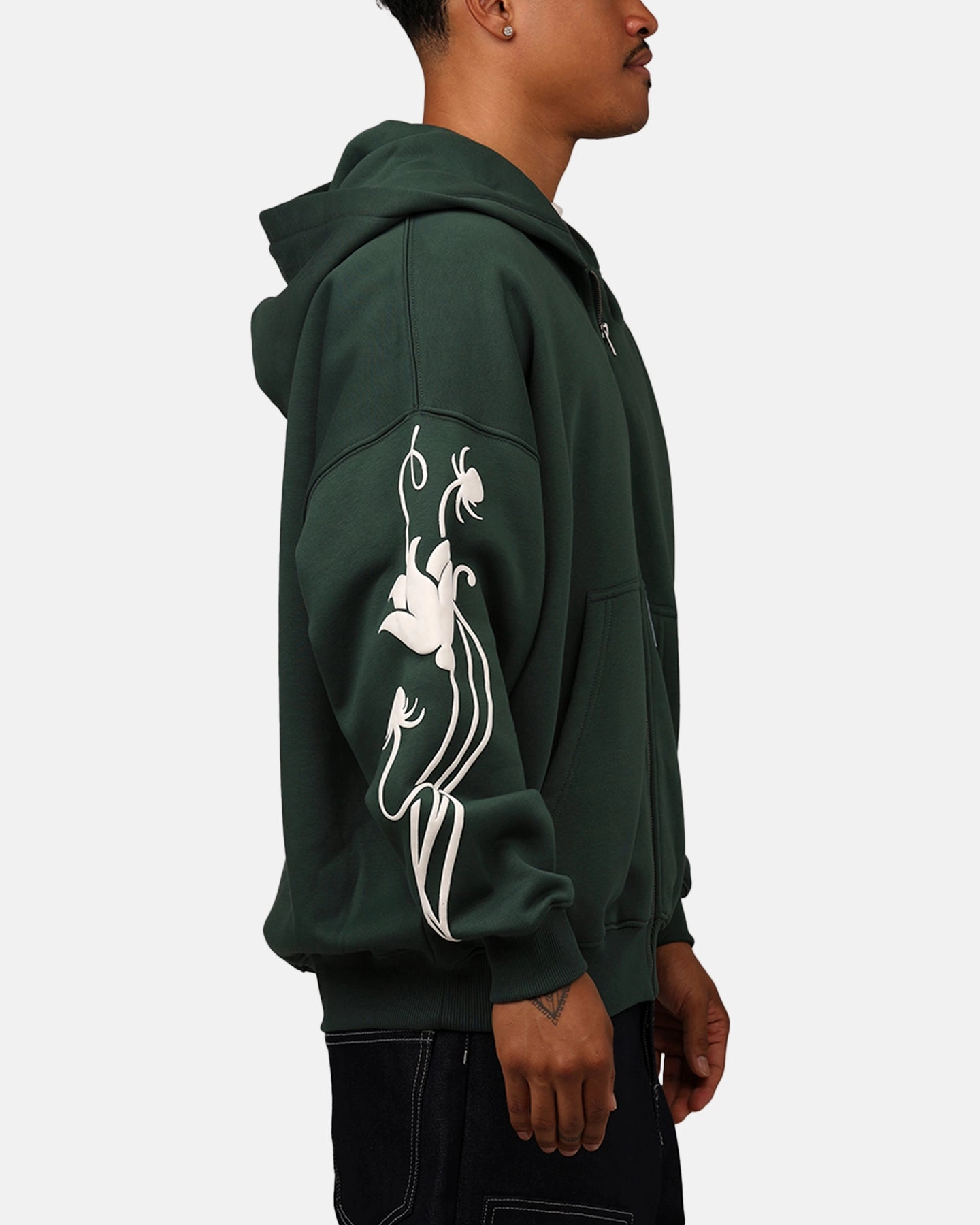 Carre Nouveau Fill Zip Hoodie Green Suitable for team sports