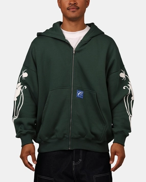 Carre Nouveau Fill Zip Hoodie Green Visa