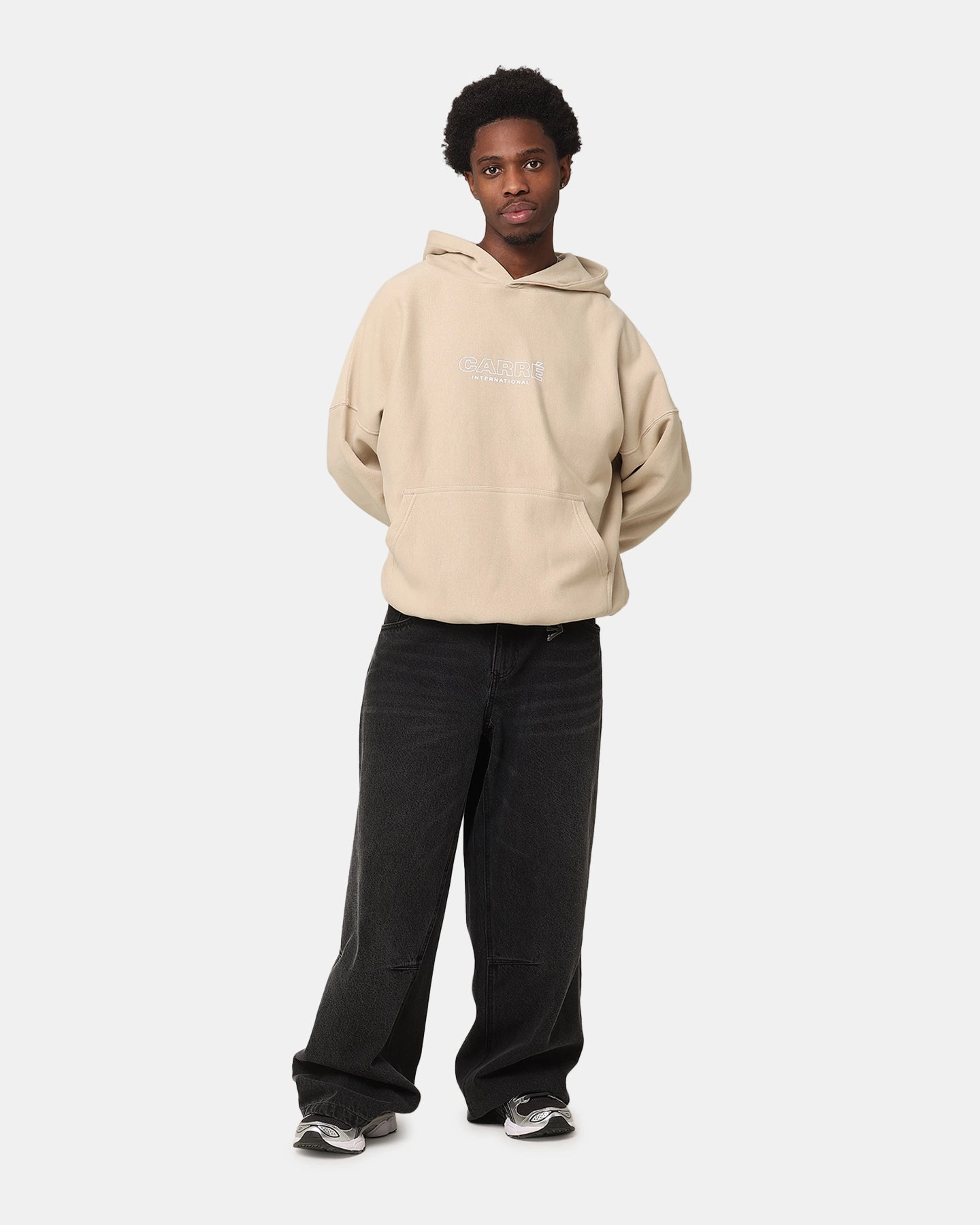 Organizer Standard Carre Out Motion Hoodie Stone